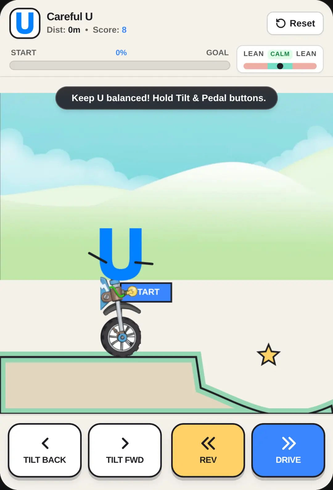 Careful U on a Unicycle cover