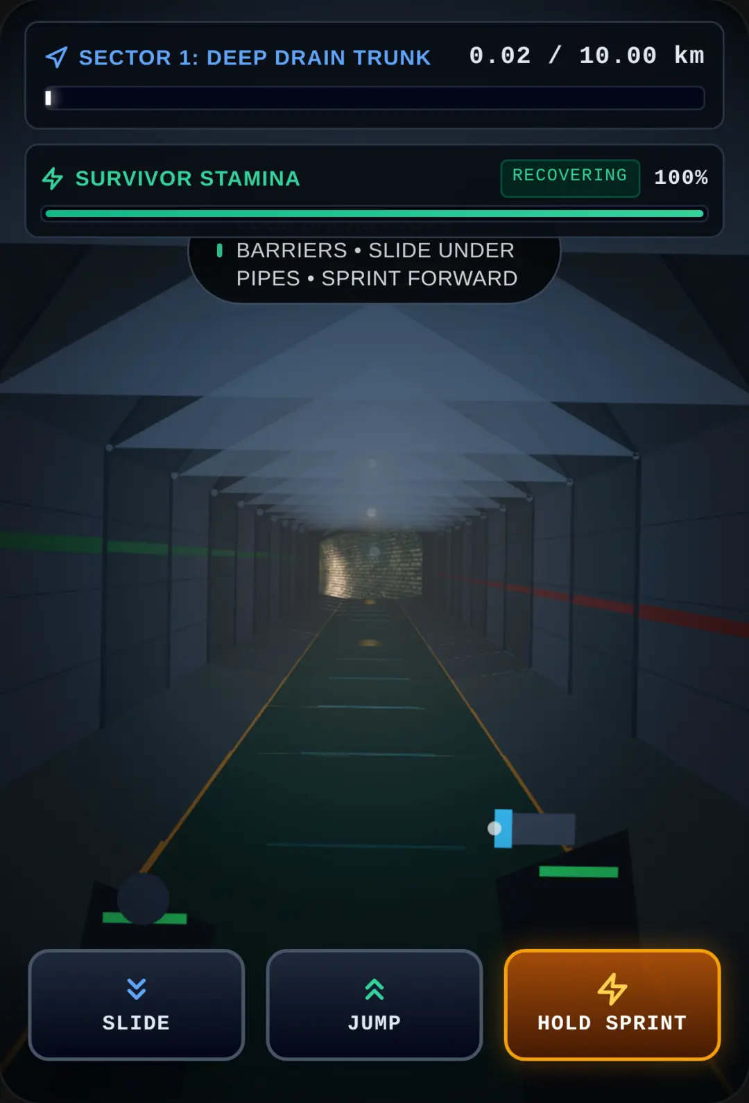 Sewer Escape 10KM - First Person cover