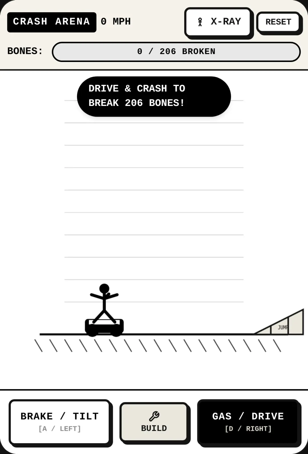 Bone Breaker 206 - Stickman Crash Arena cover