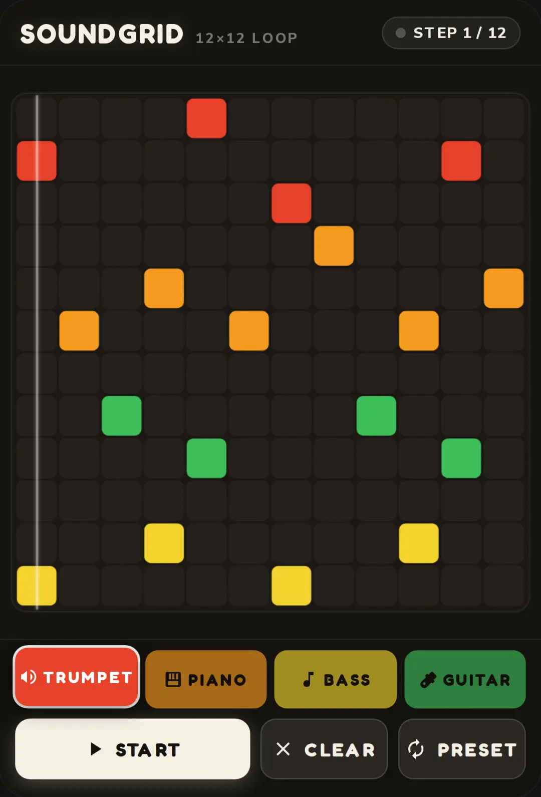 SoundGrid — 12x12 Music Sequencer cover