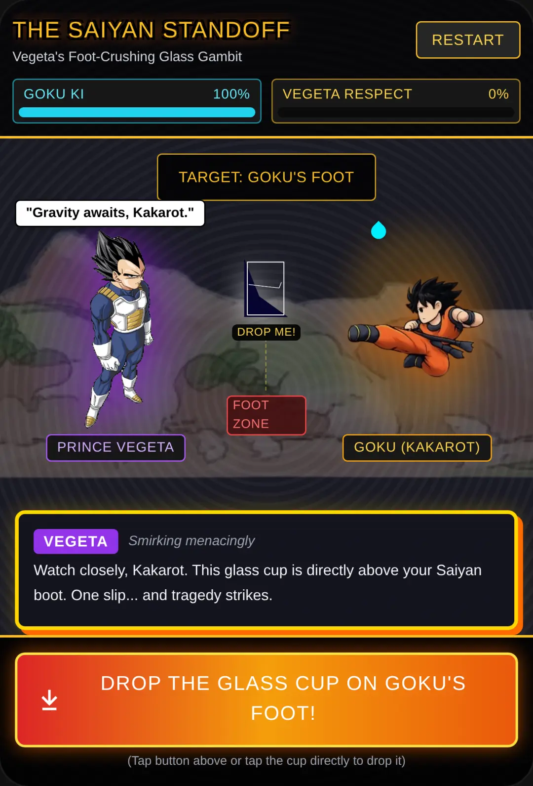 The Saiyan Standoff: The Glass Cup cover