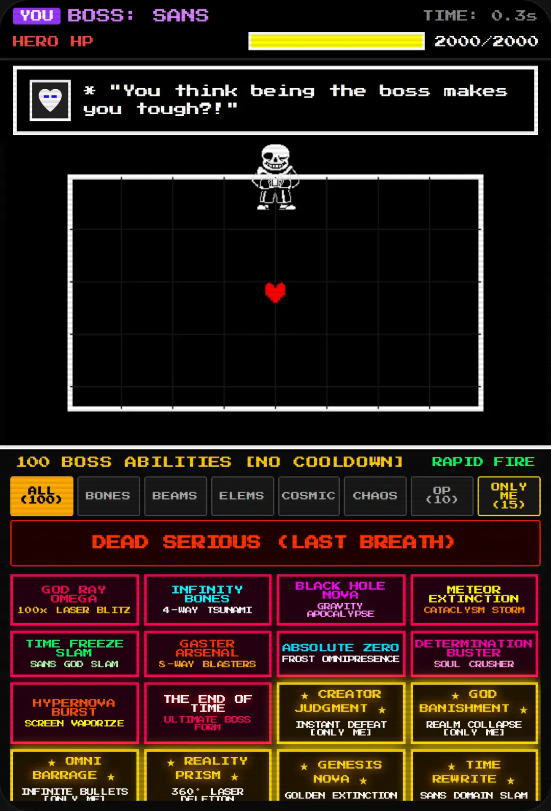 Undertale Boss Mode UPDATE NOW !!!! cover