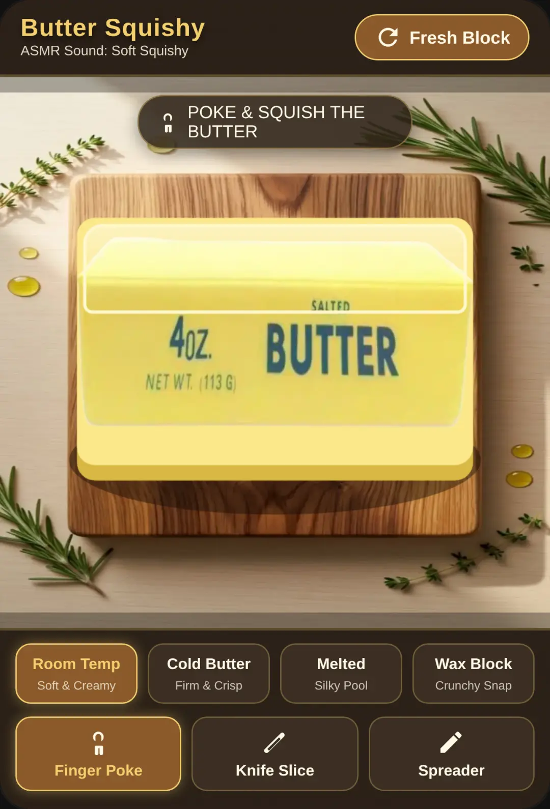 Butter Squishy ASMR cover