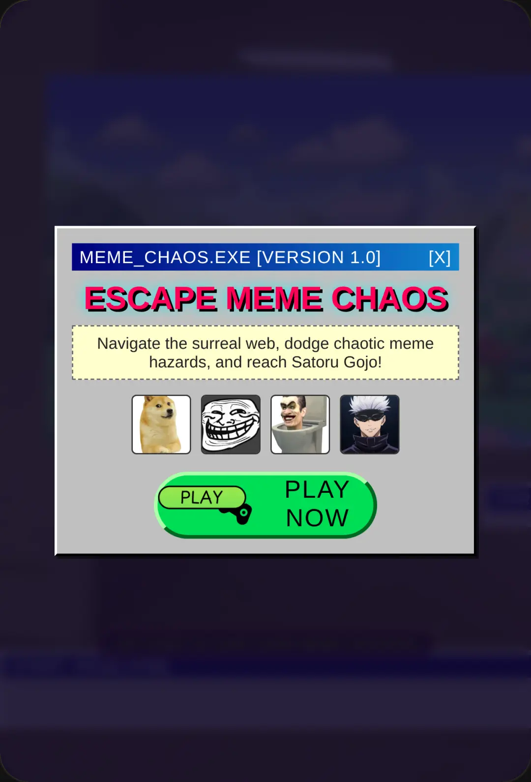 Meme Chaos: Escape The Internet cover