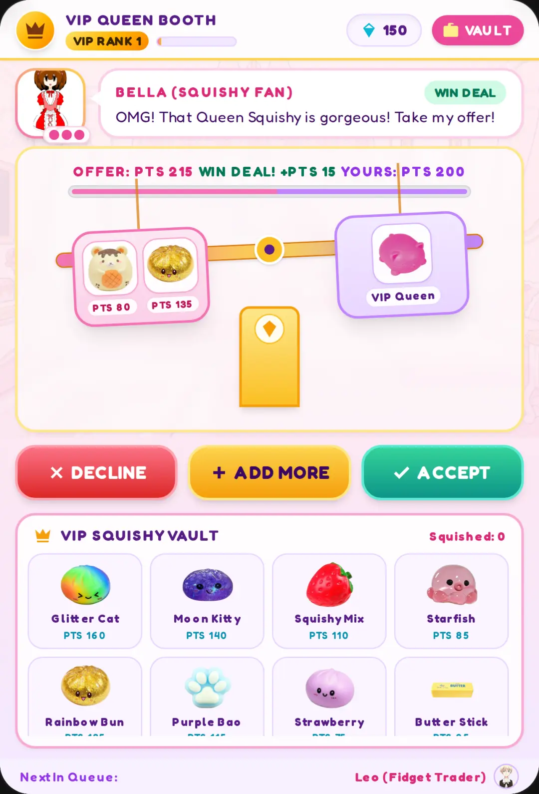 VIP Queen Squishy Trading cover