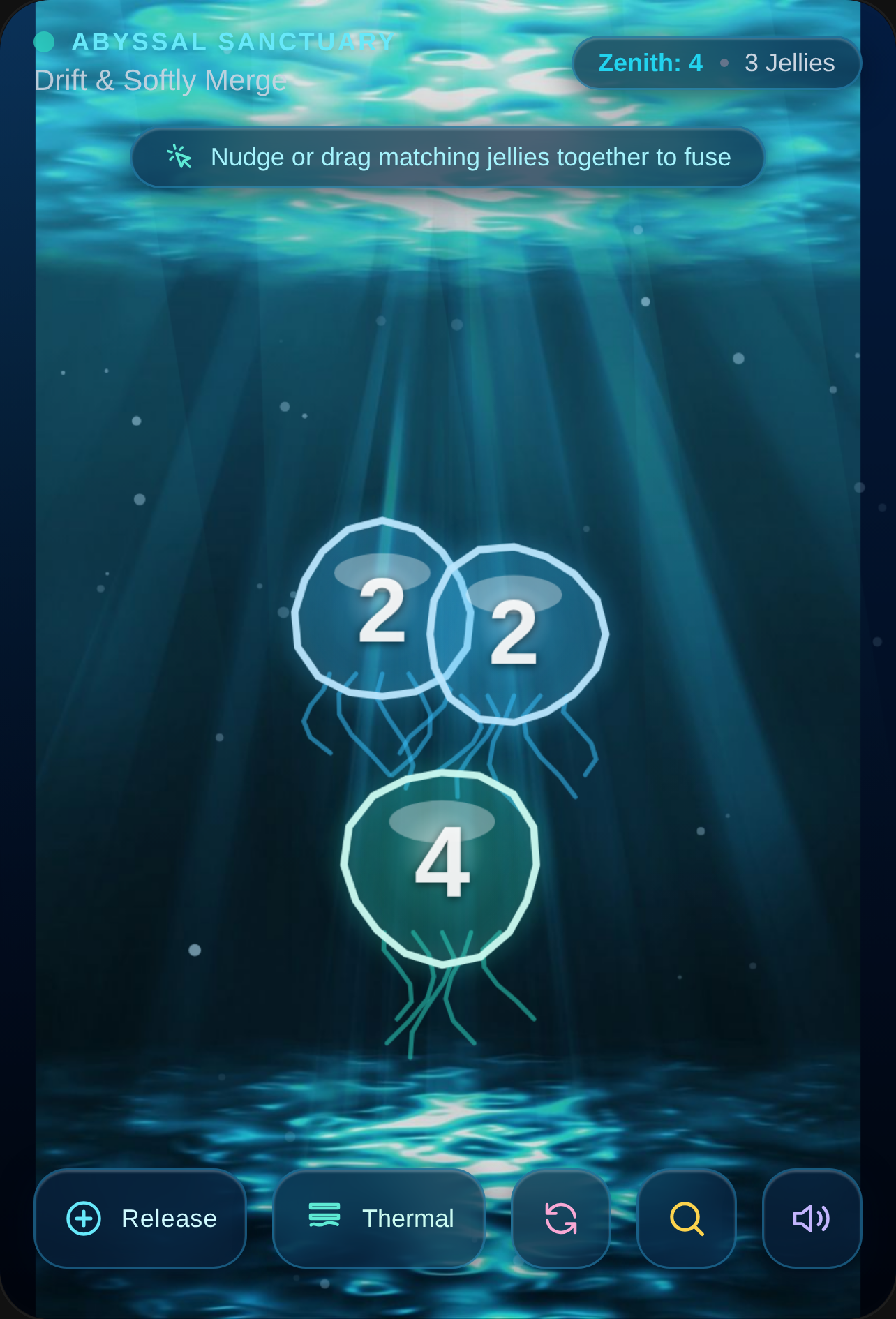 Jelly Merge Numbers — Deep Ocean Sanctuary cover