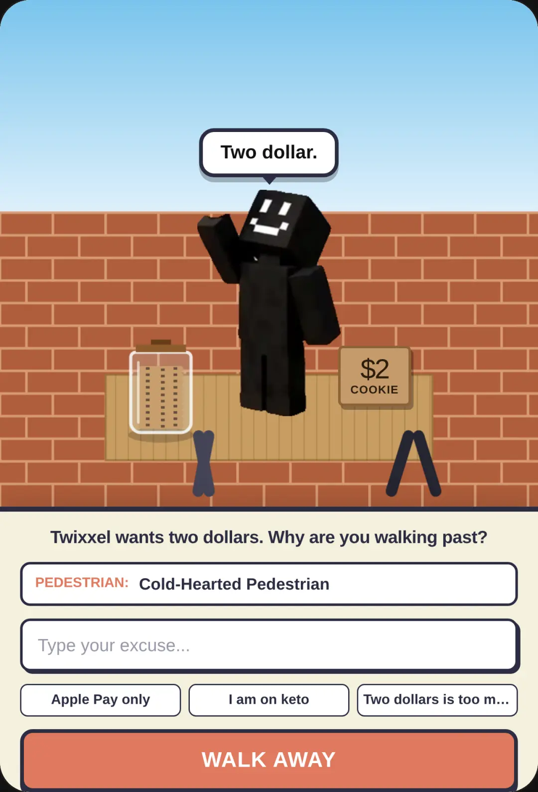 Twixxel's Two Dollar Cookie Stand cover