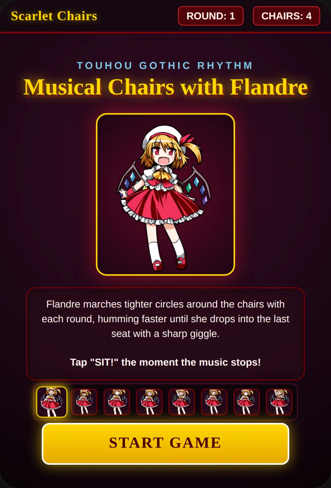 Musical Chairs with Flandre cover