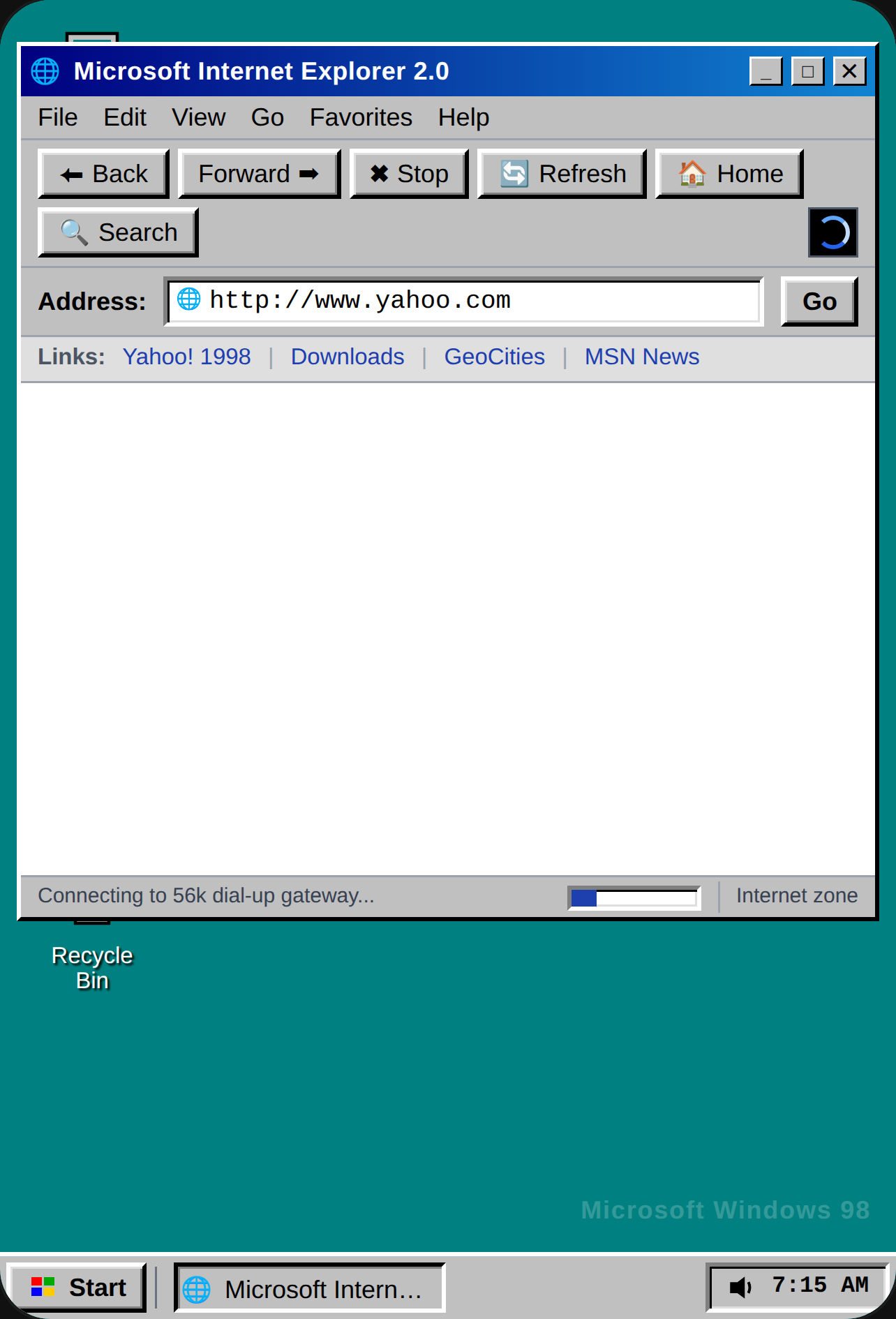 Windows 98 Simulator cover