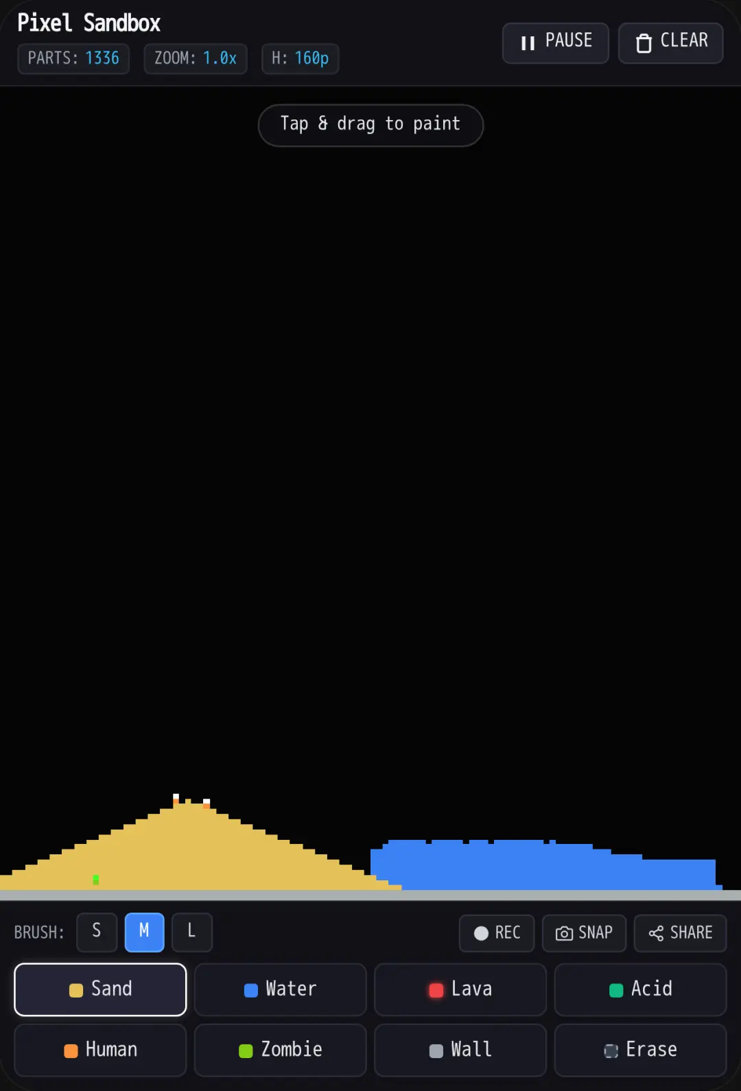 Pixel Sandbox: Elements & Creatures