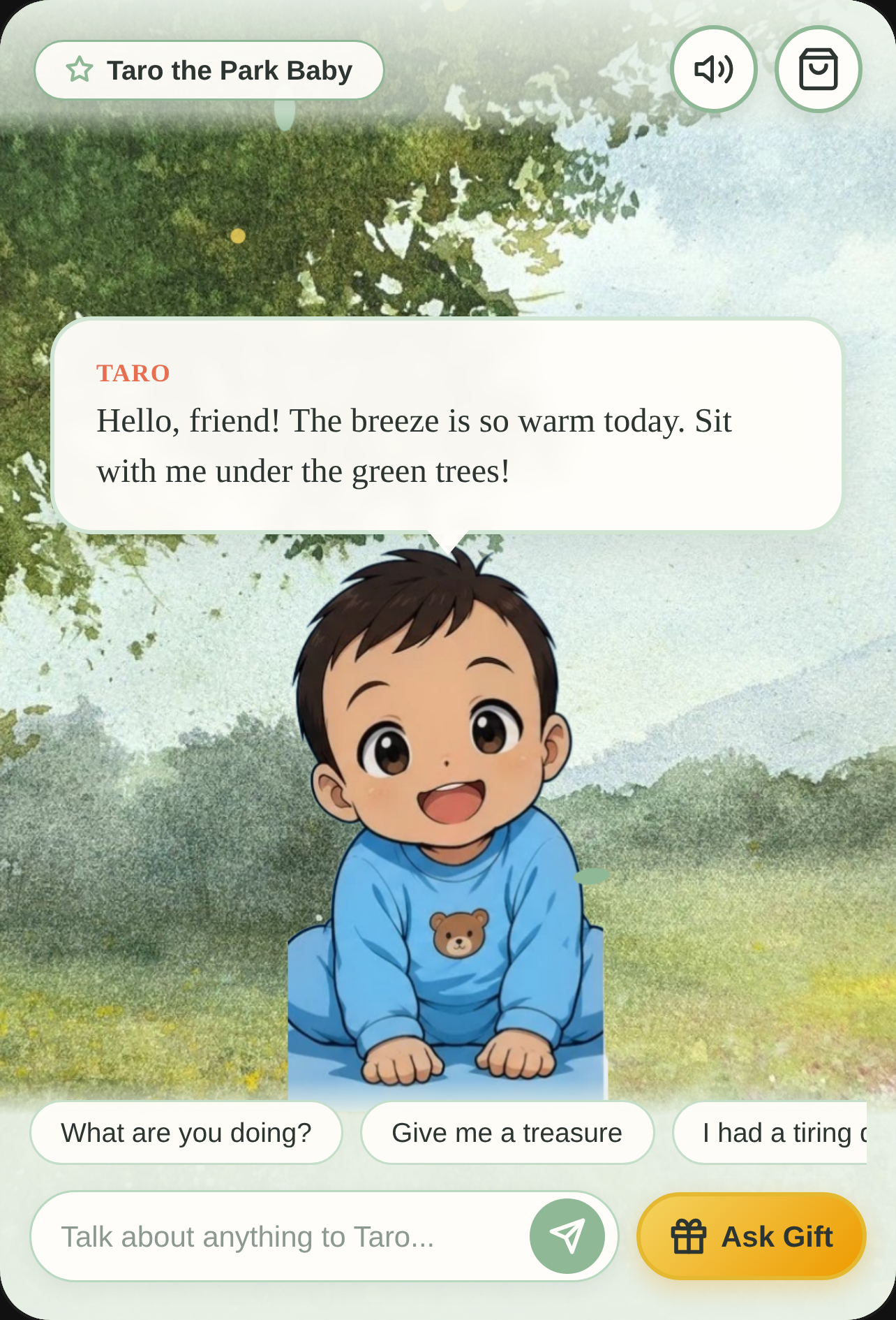 Little Taro your friend cover