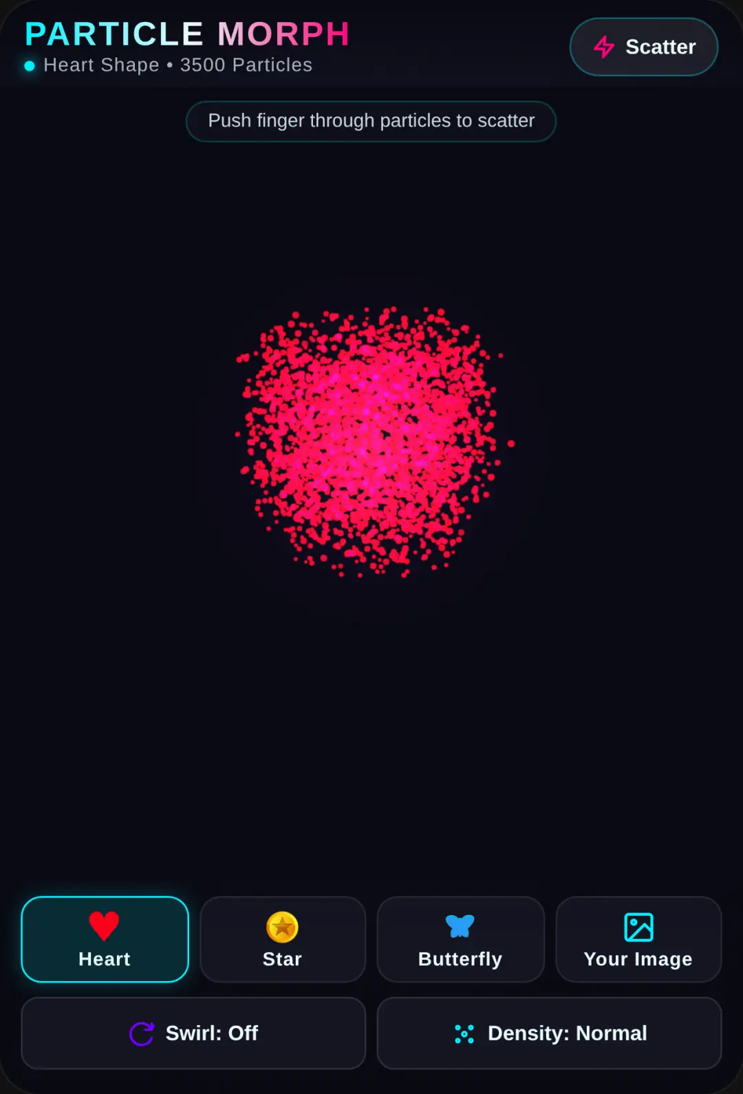 Particle Morph Sandbox cover