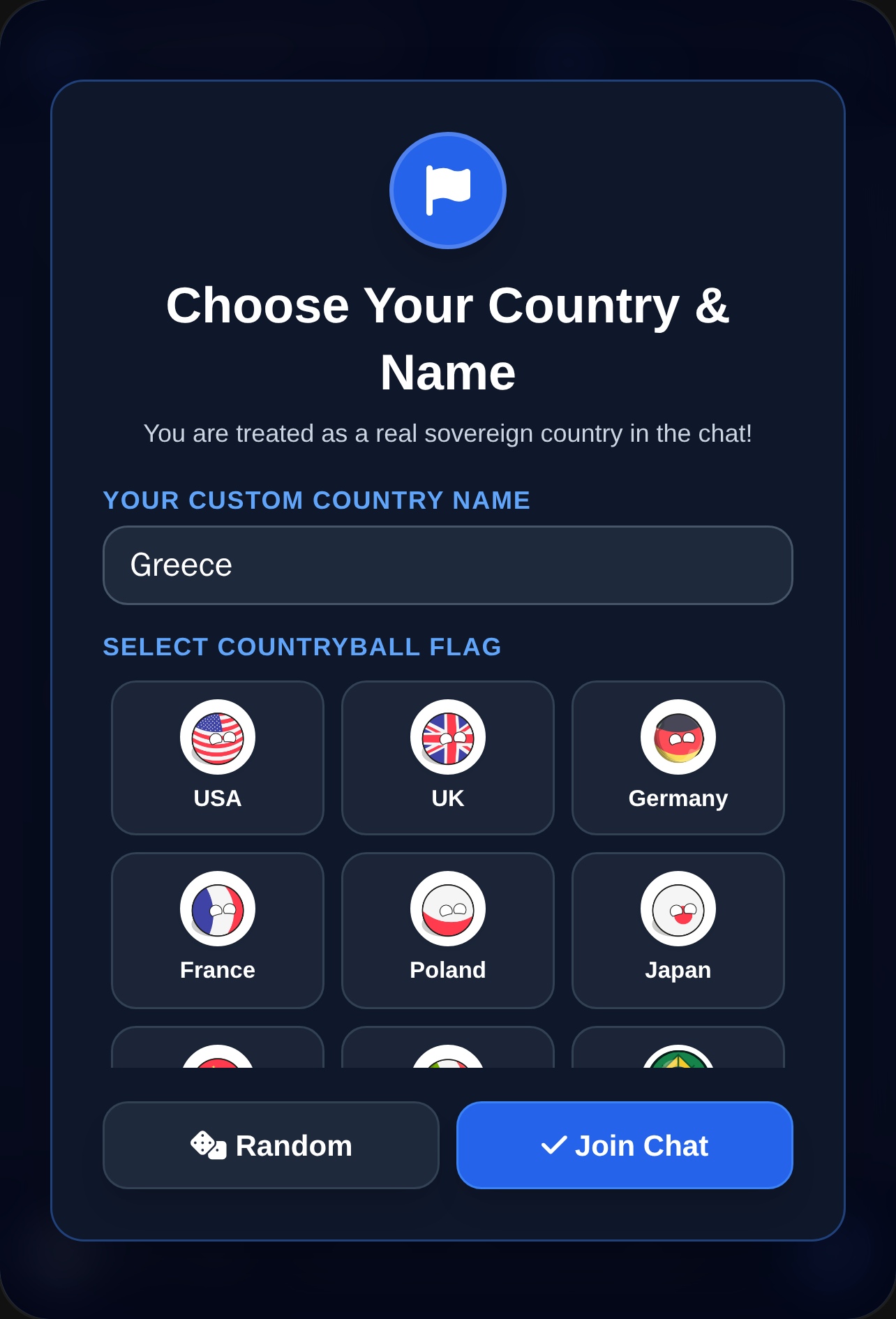 Countryballs Chat cover