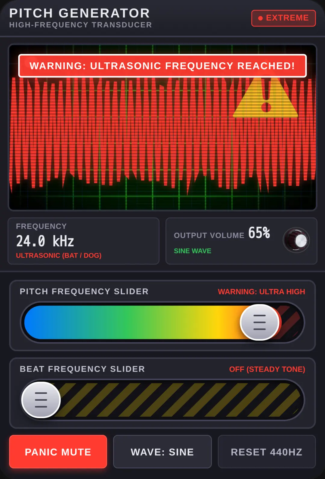 ULTRA-PITCH TONE GENERATOR cover
