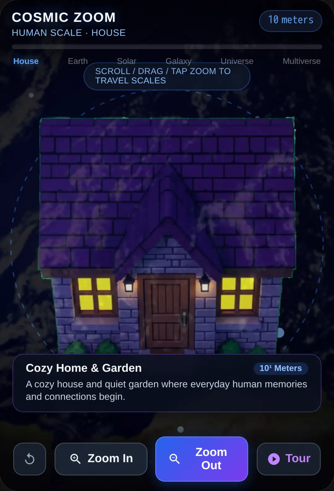 Cosmic Zoom: House to Universe cover
