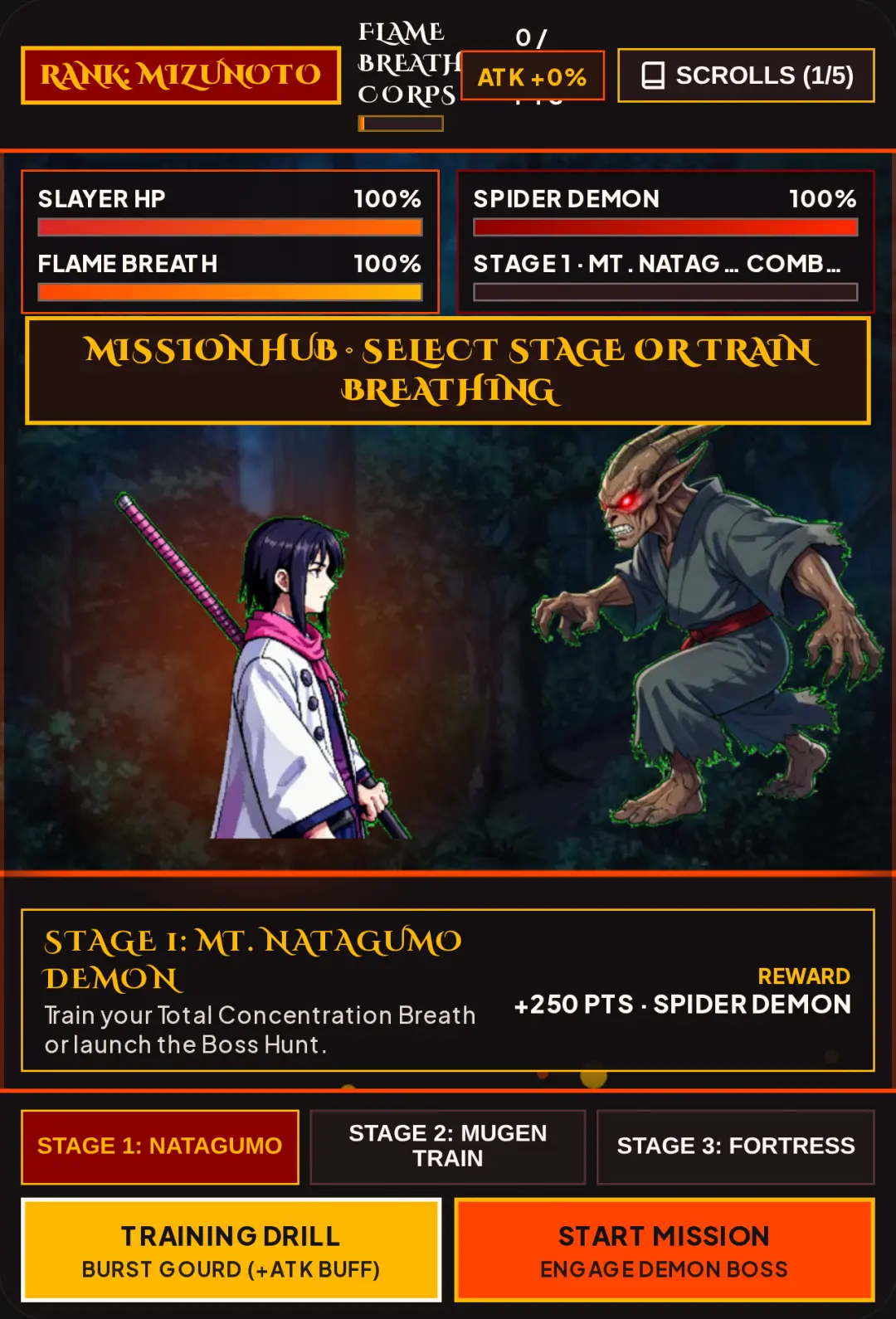 Demon Slayer: Flame Breathing Chronicles cover