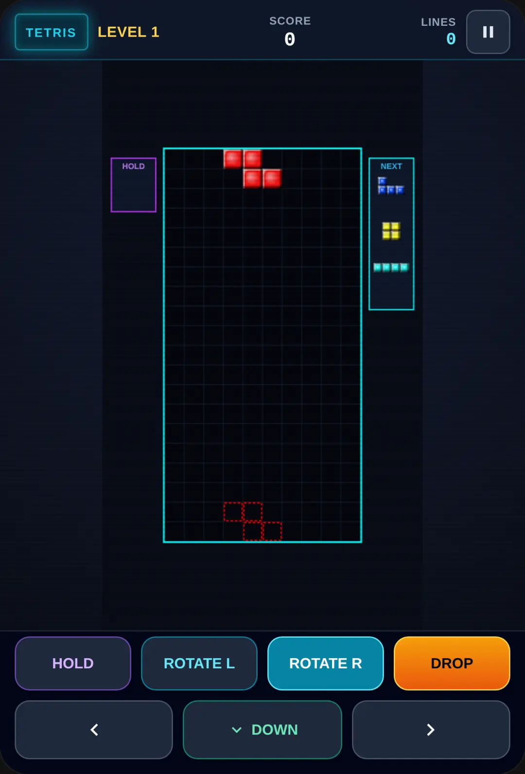 Retro Tetris Marathon cover