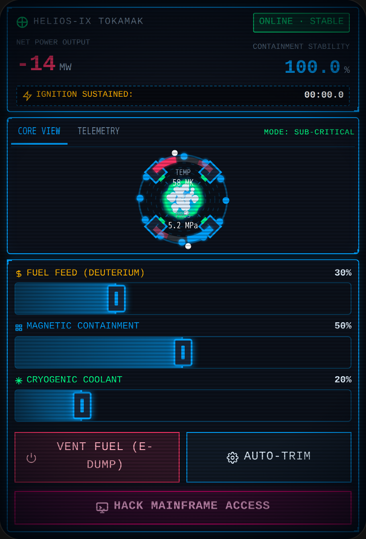 HELIOS-IX Fusion Star Reactor cover
