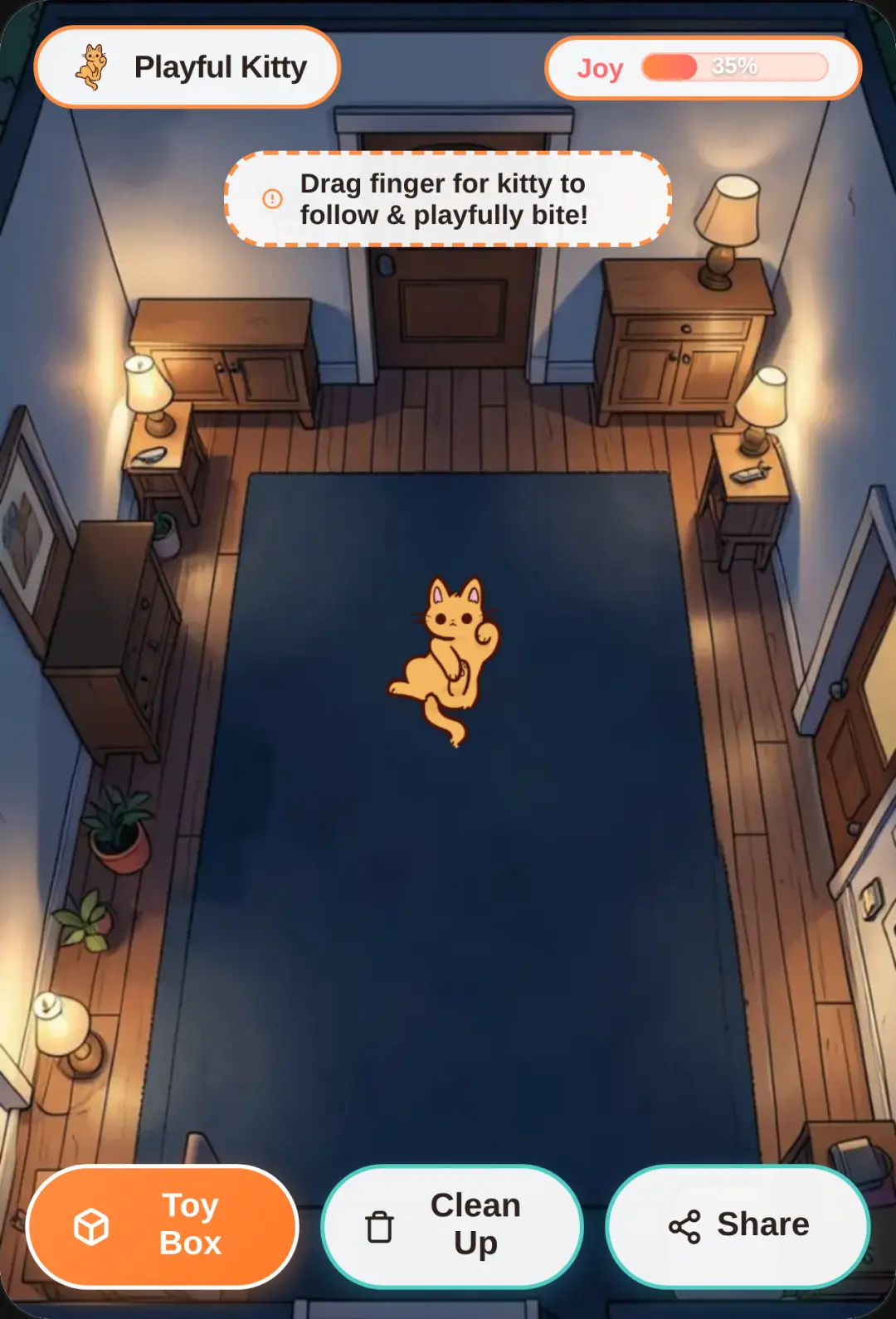 Playful Kitty & Finger Chase cover