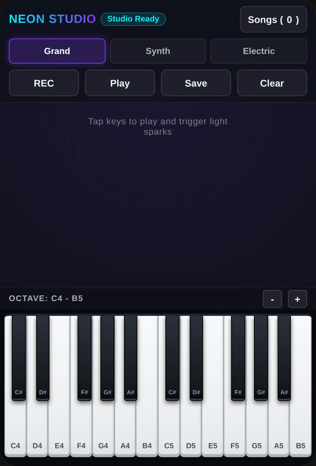 Neon Studio Piano cover