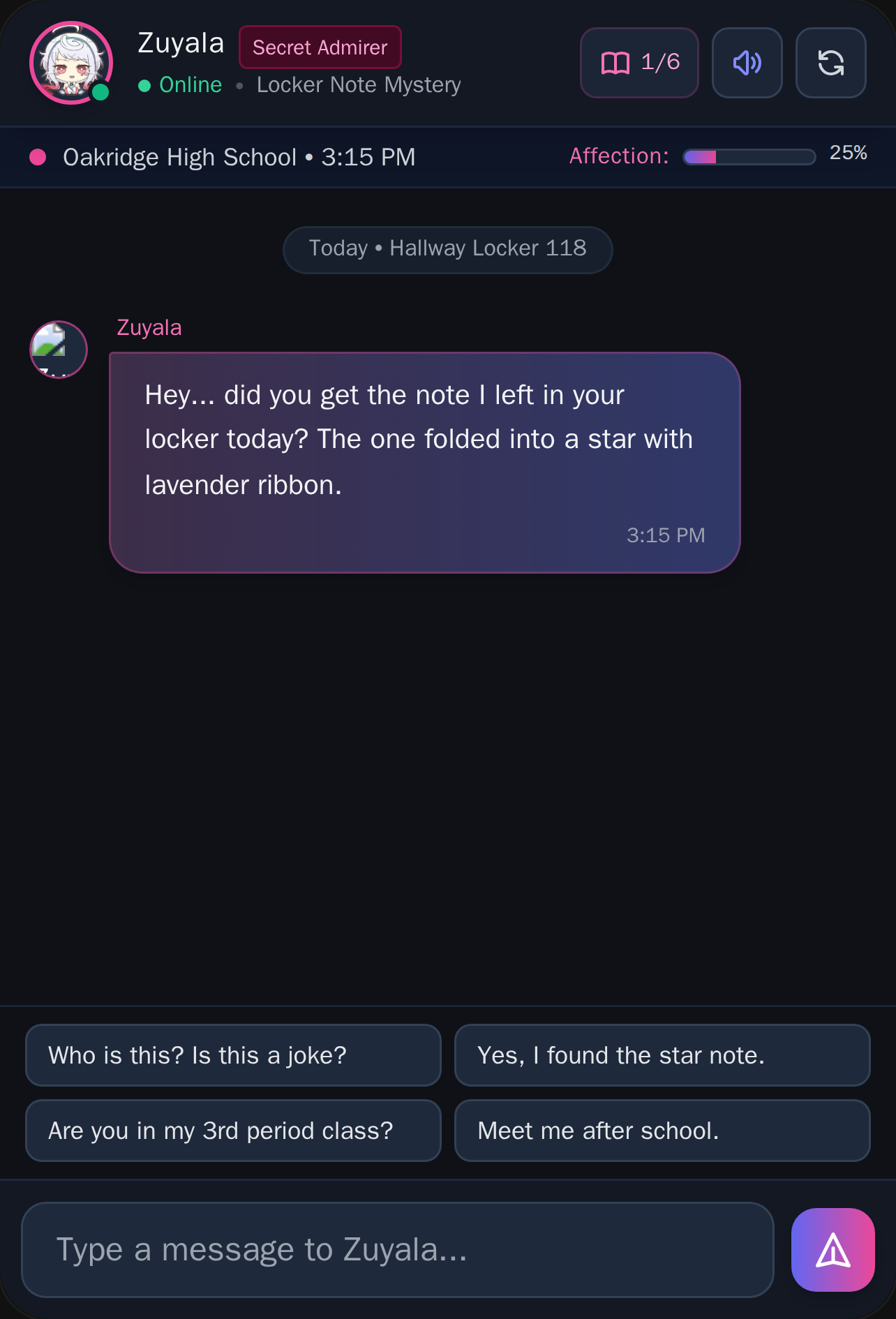 chat with Zulaya! cover