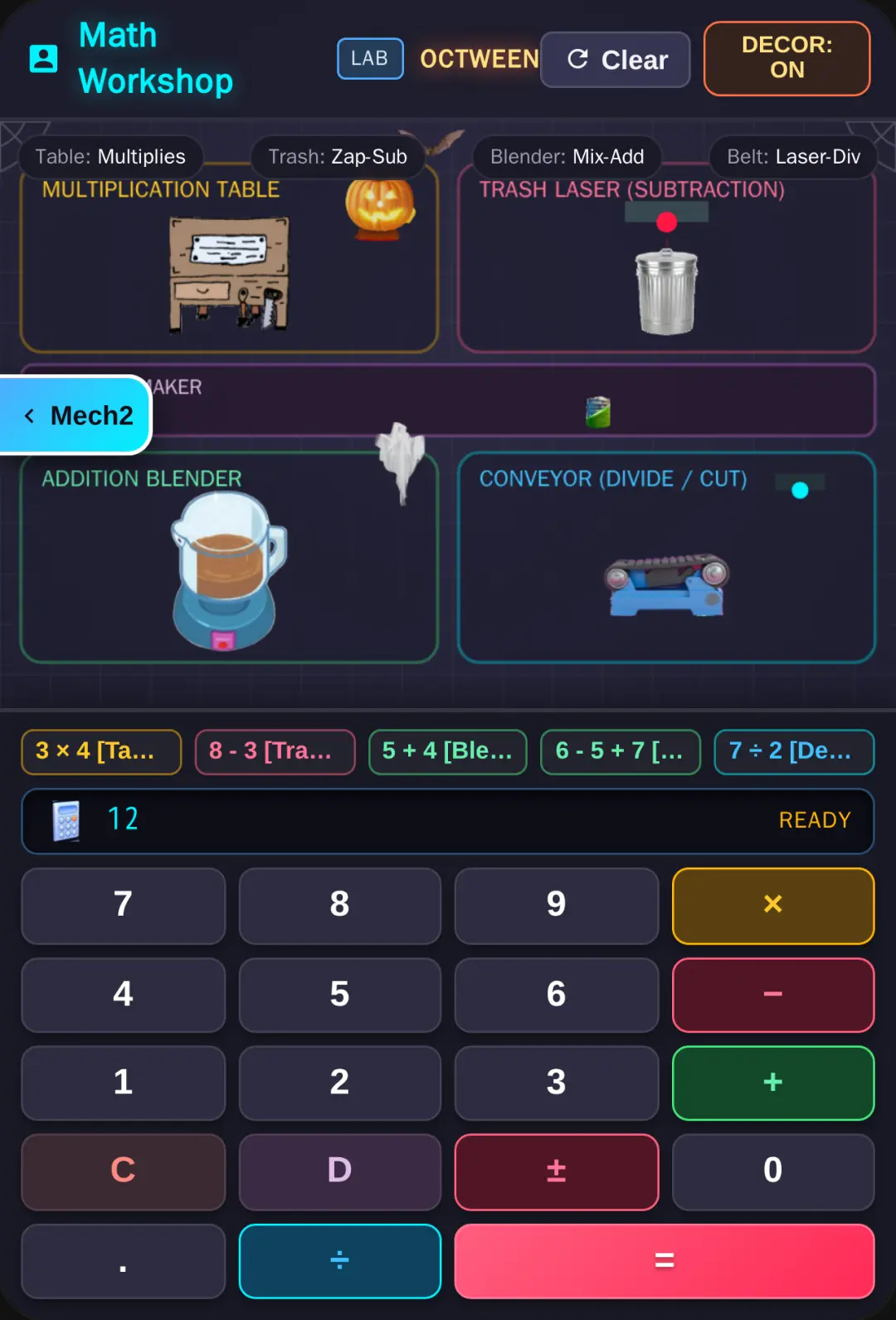Math Workshop:Happy Halloween(Octween update) cover