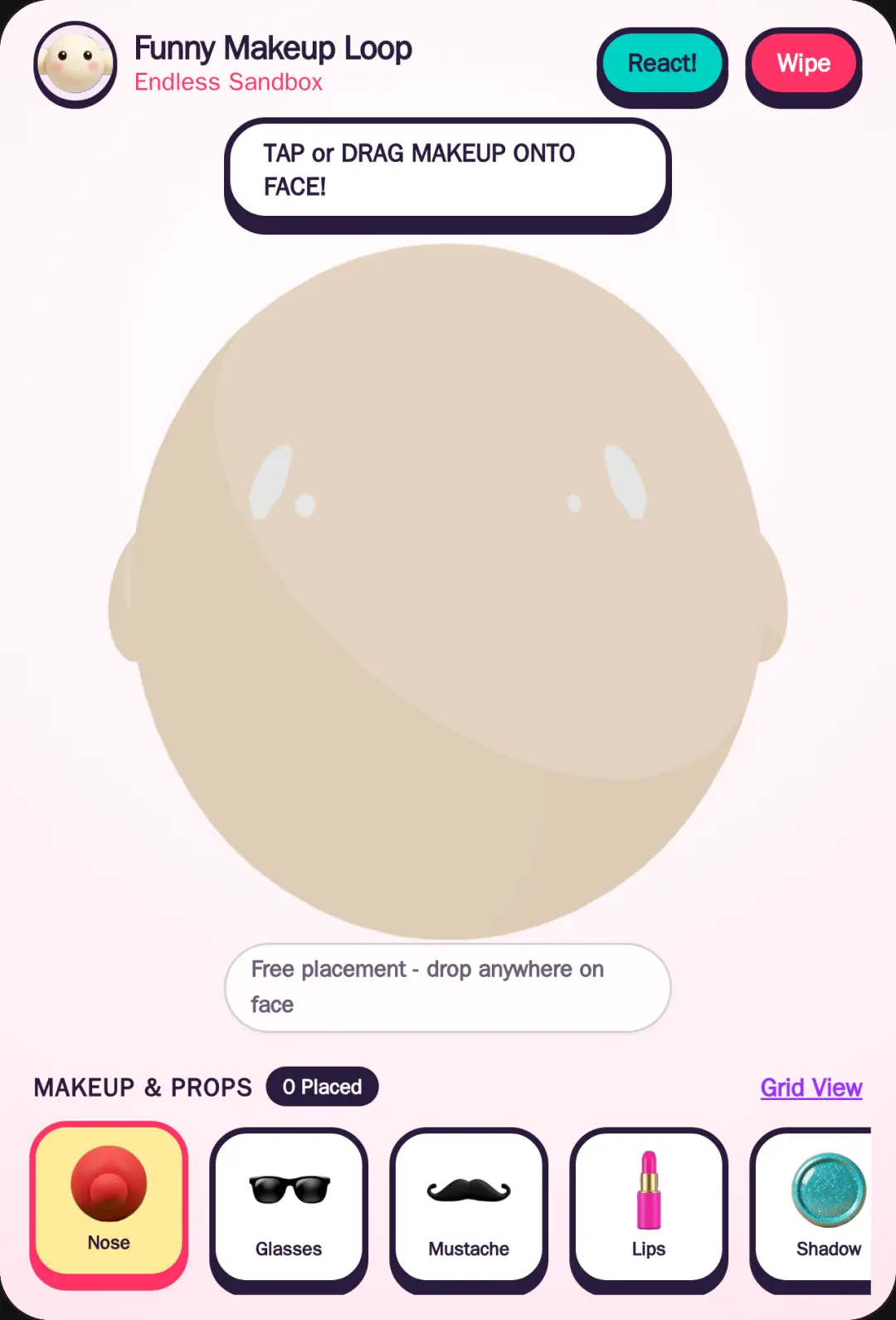 Chunky 3D Funny Makeup Sandbox cover