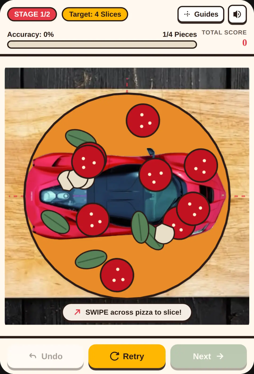 Pizza Cut 4 Slices & 6 Slices cover