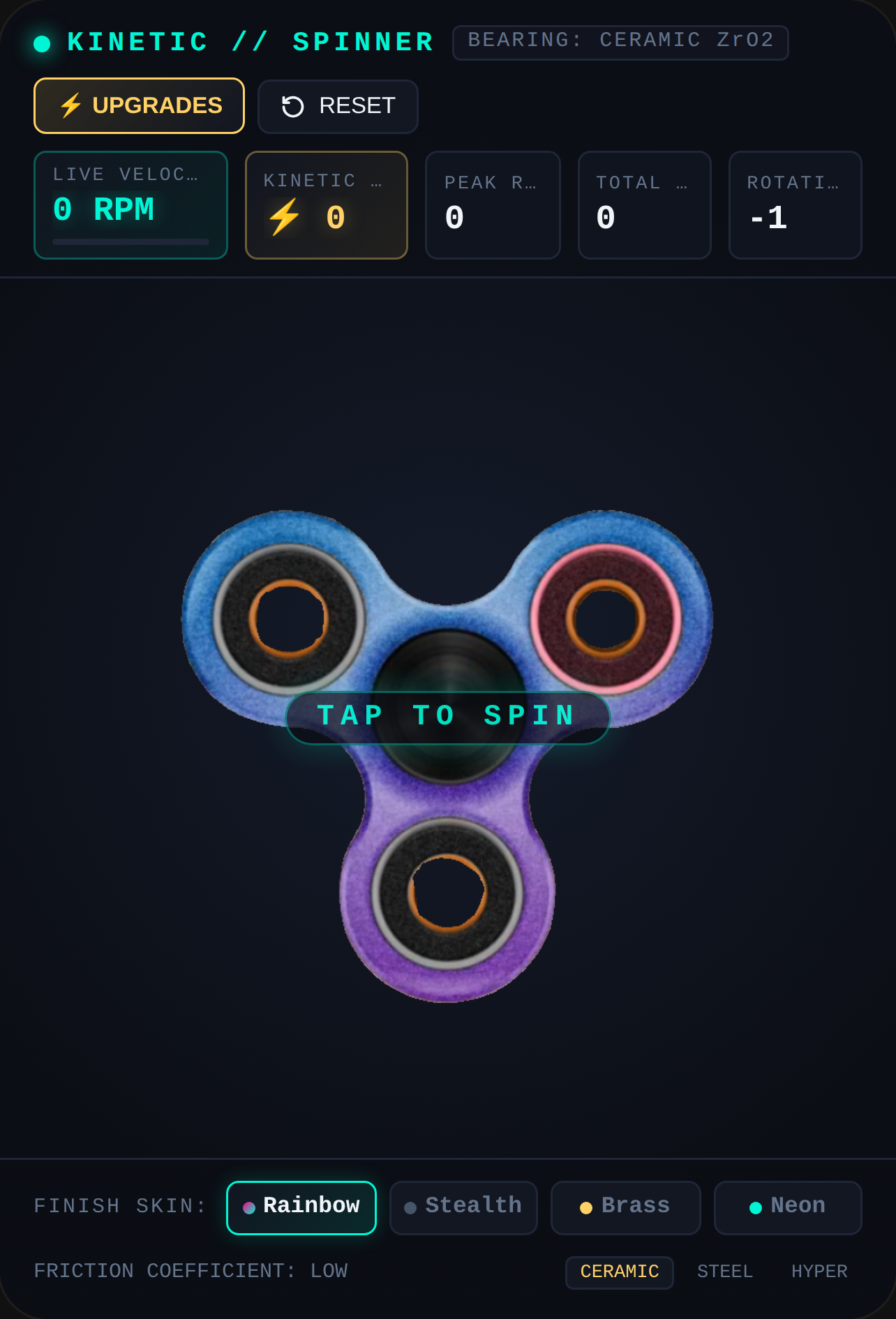 Precision Kinetic Spinner cover