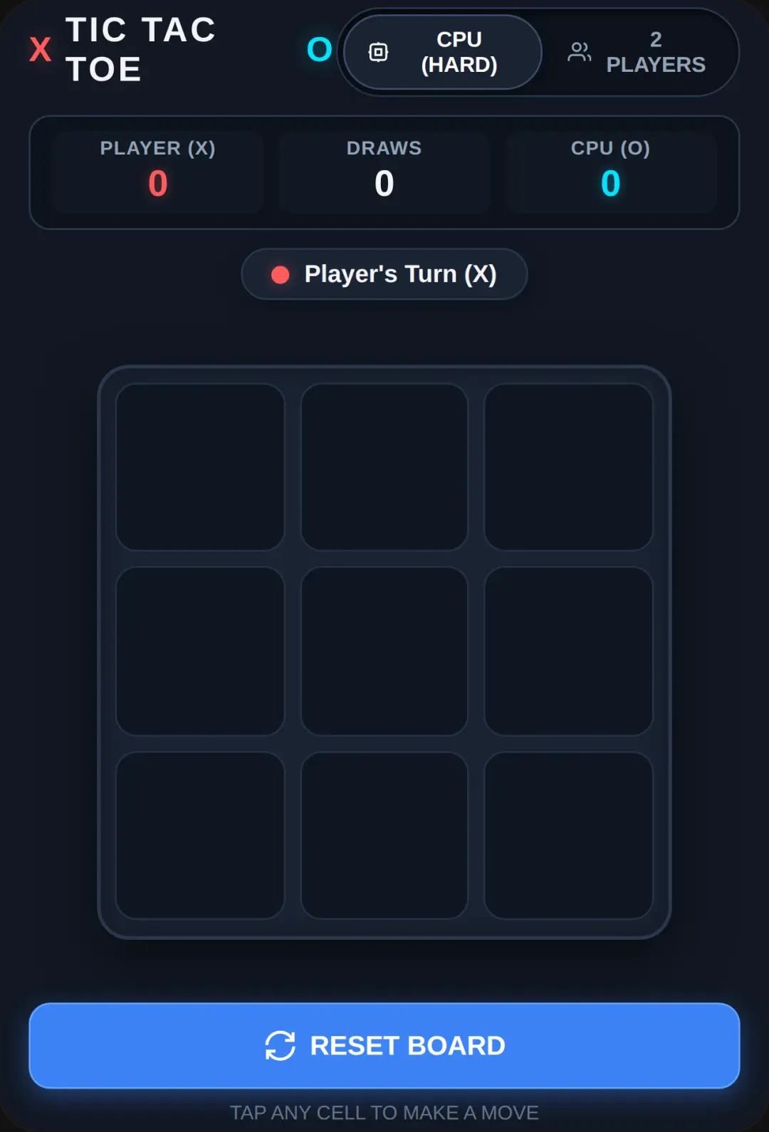 Neon Tic Tac Toe cover