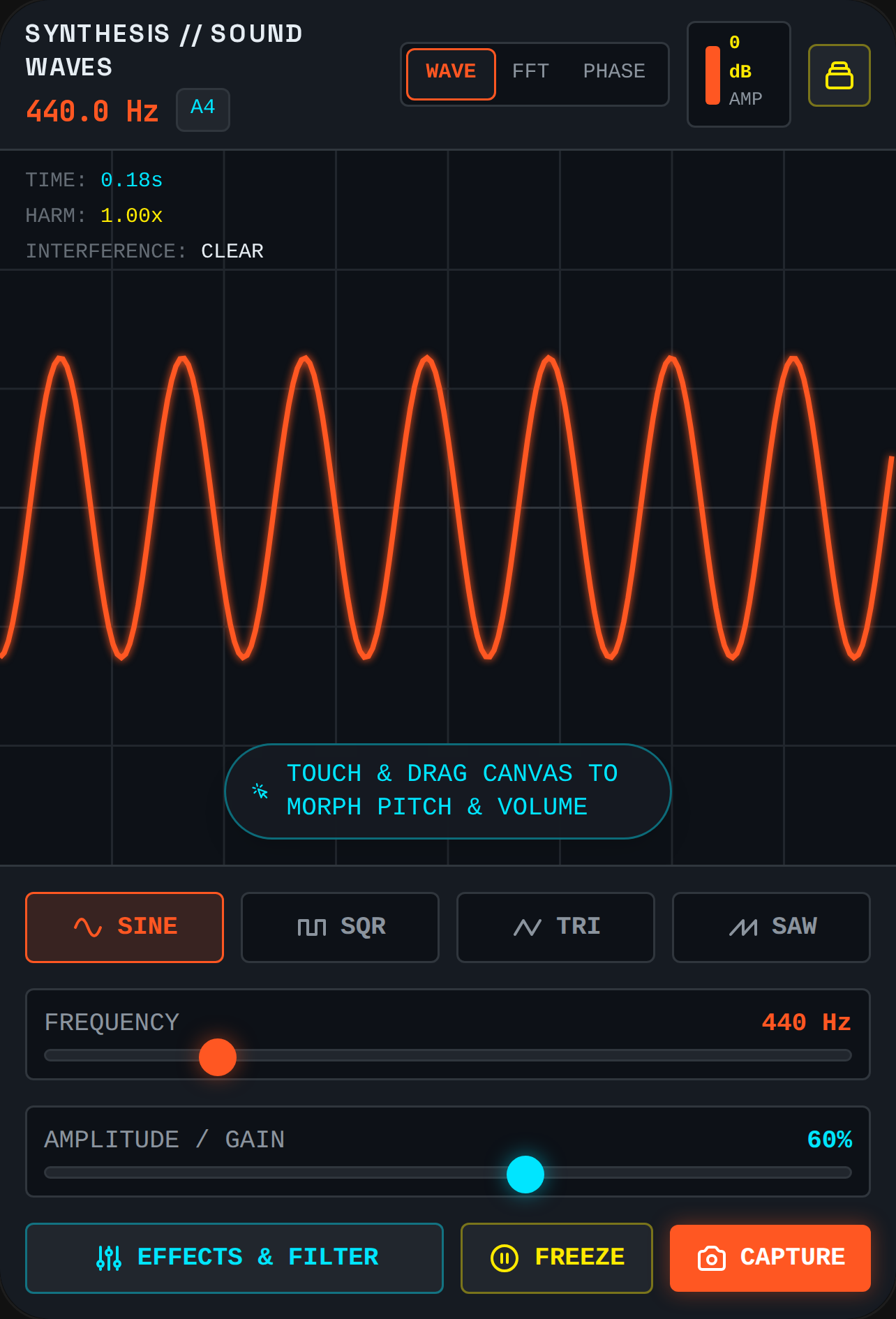 Sound Waves // Synthesizer & Visualizer cover