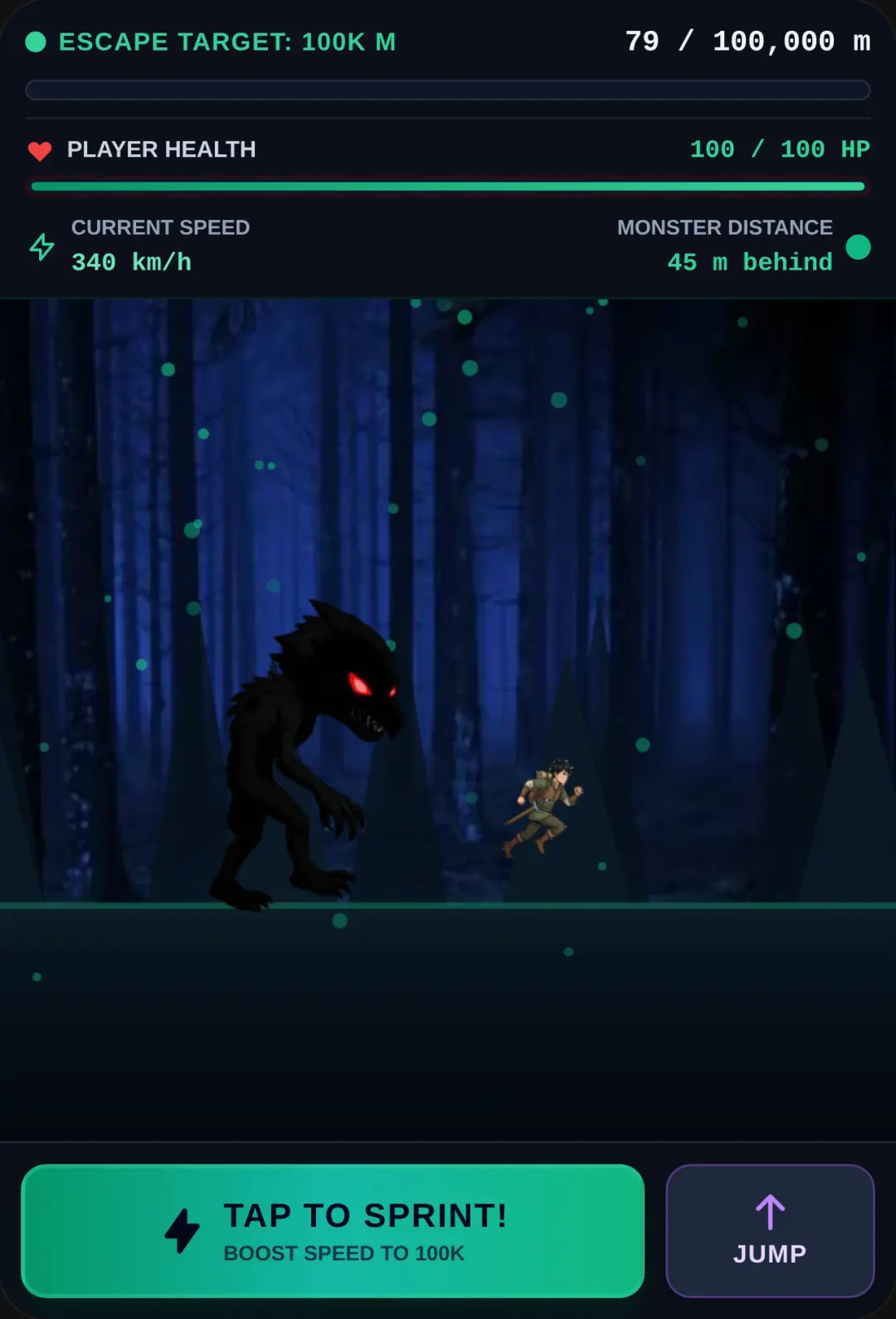 Monster Chase: 100k Escape cover