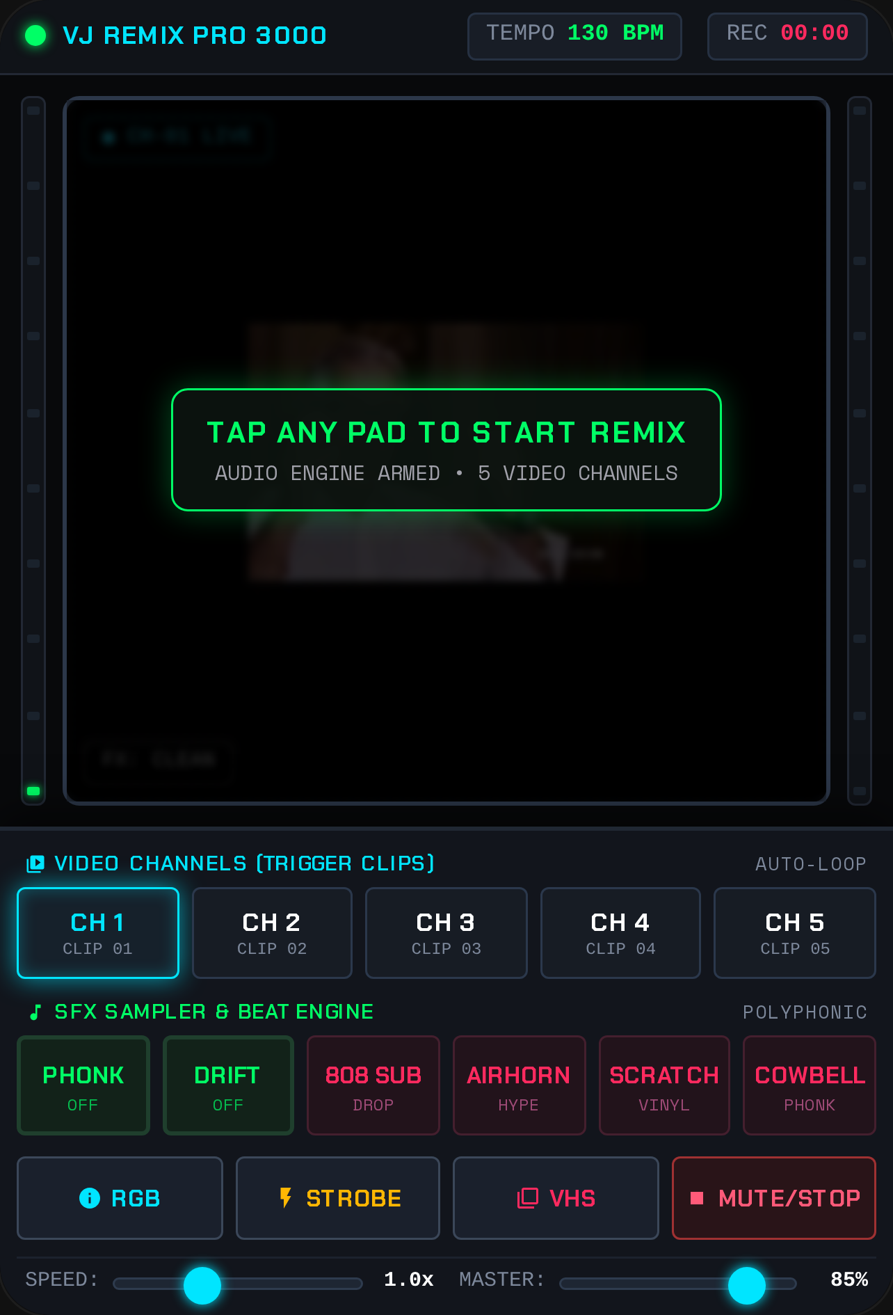 REMIX STATION VJ/DJ DECK cover