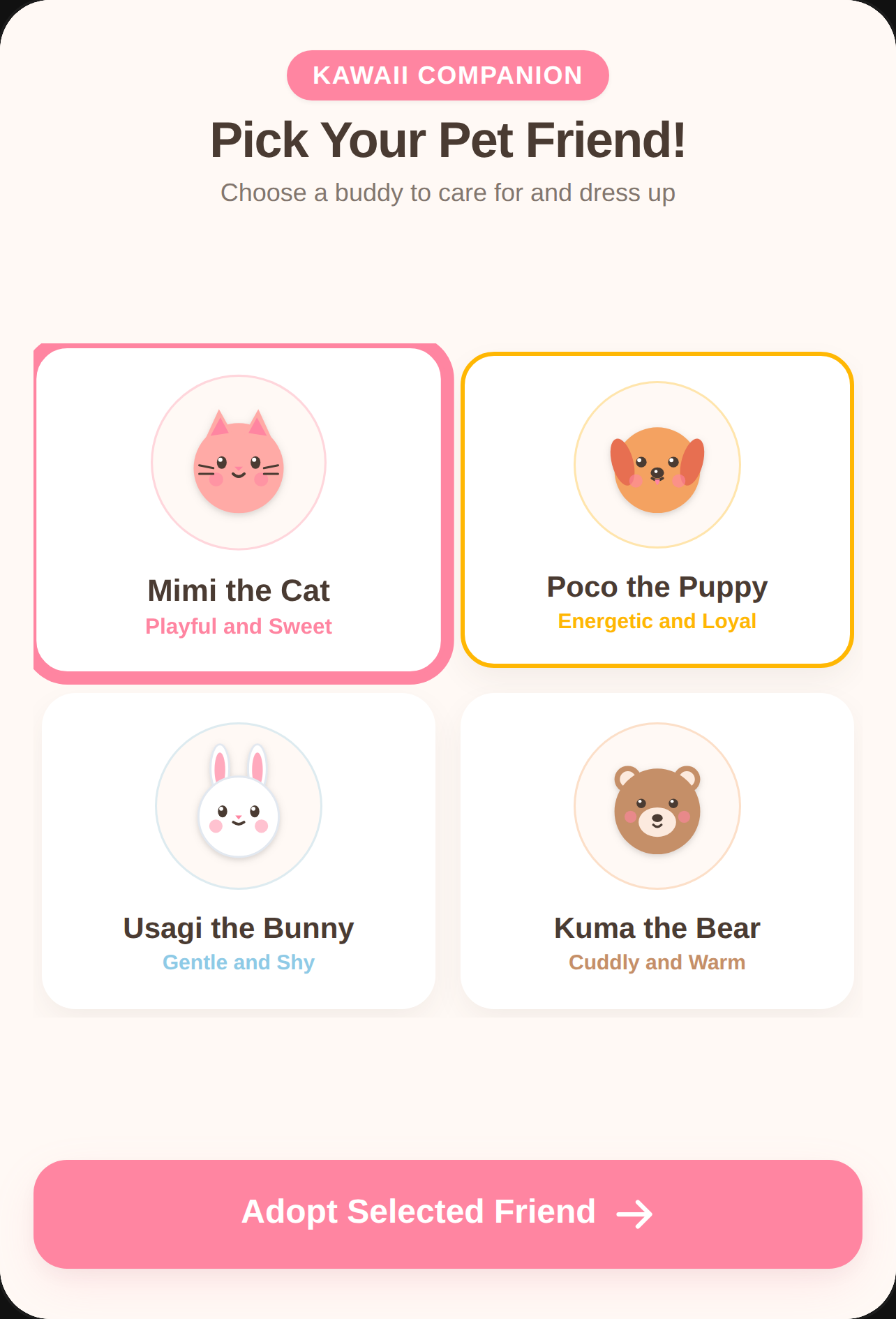 Kawaii Pet Care and Dress Up care for animals cover