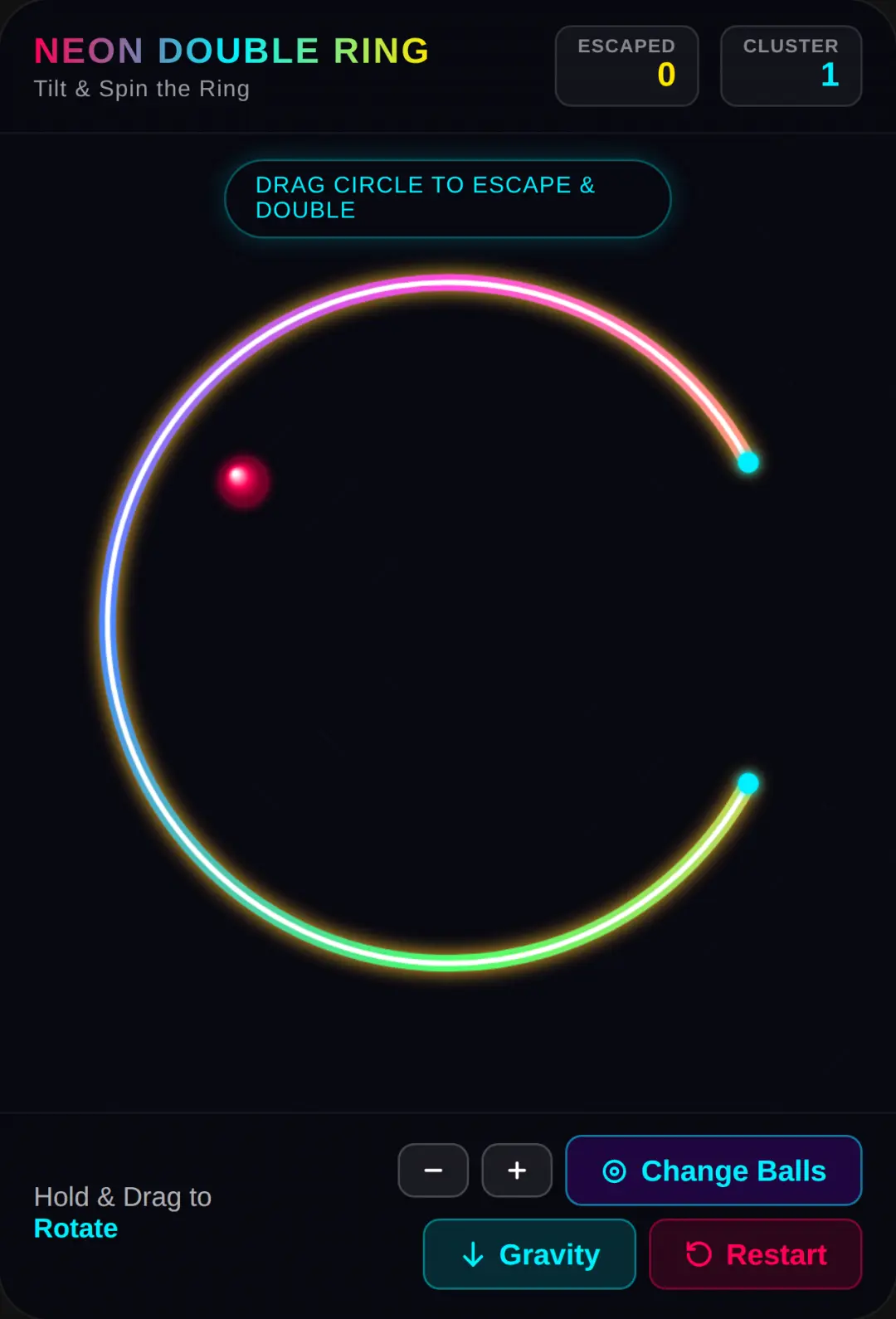Neon Double Ring cover