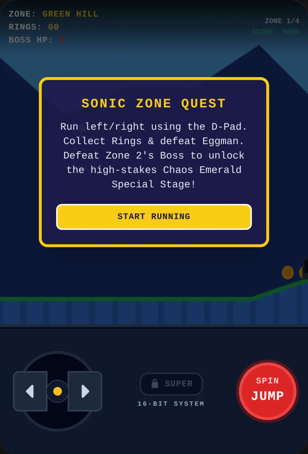 Sonic Retro Zone Quest cover