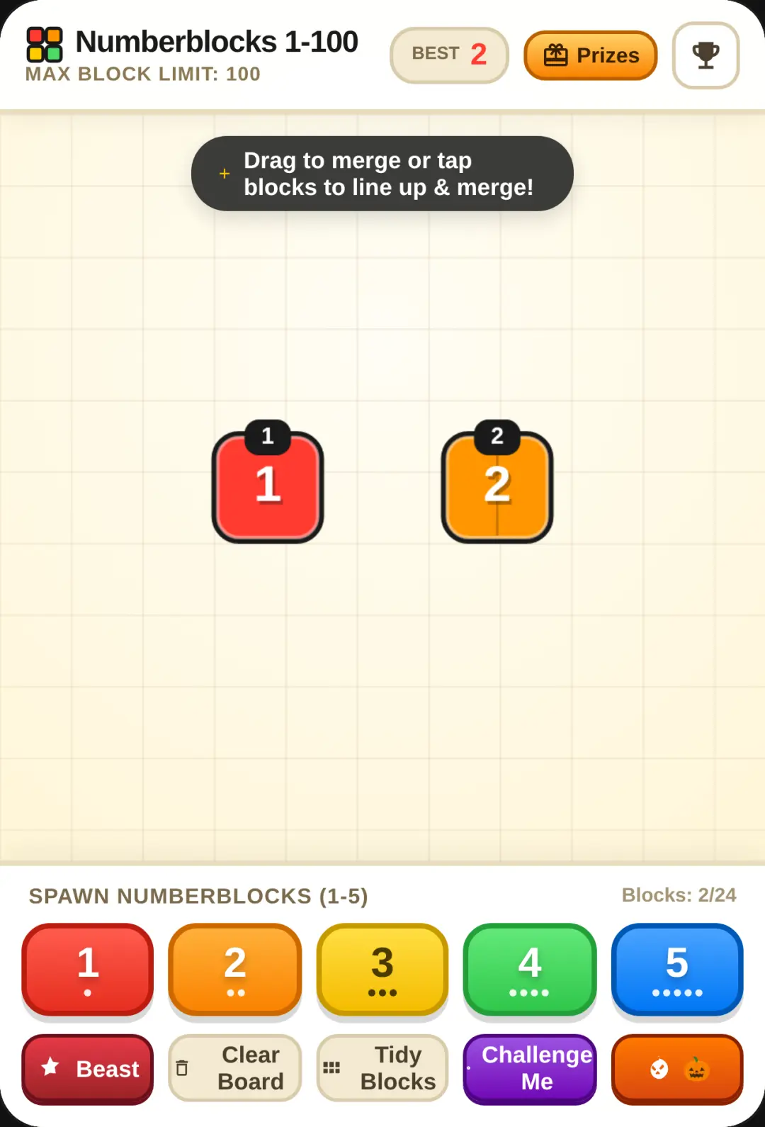 Numberblocks Merge to 100 cover