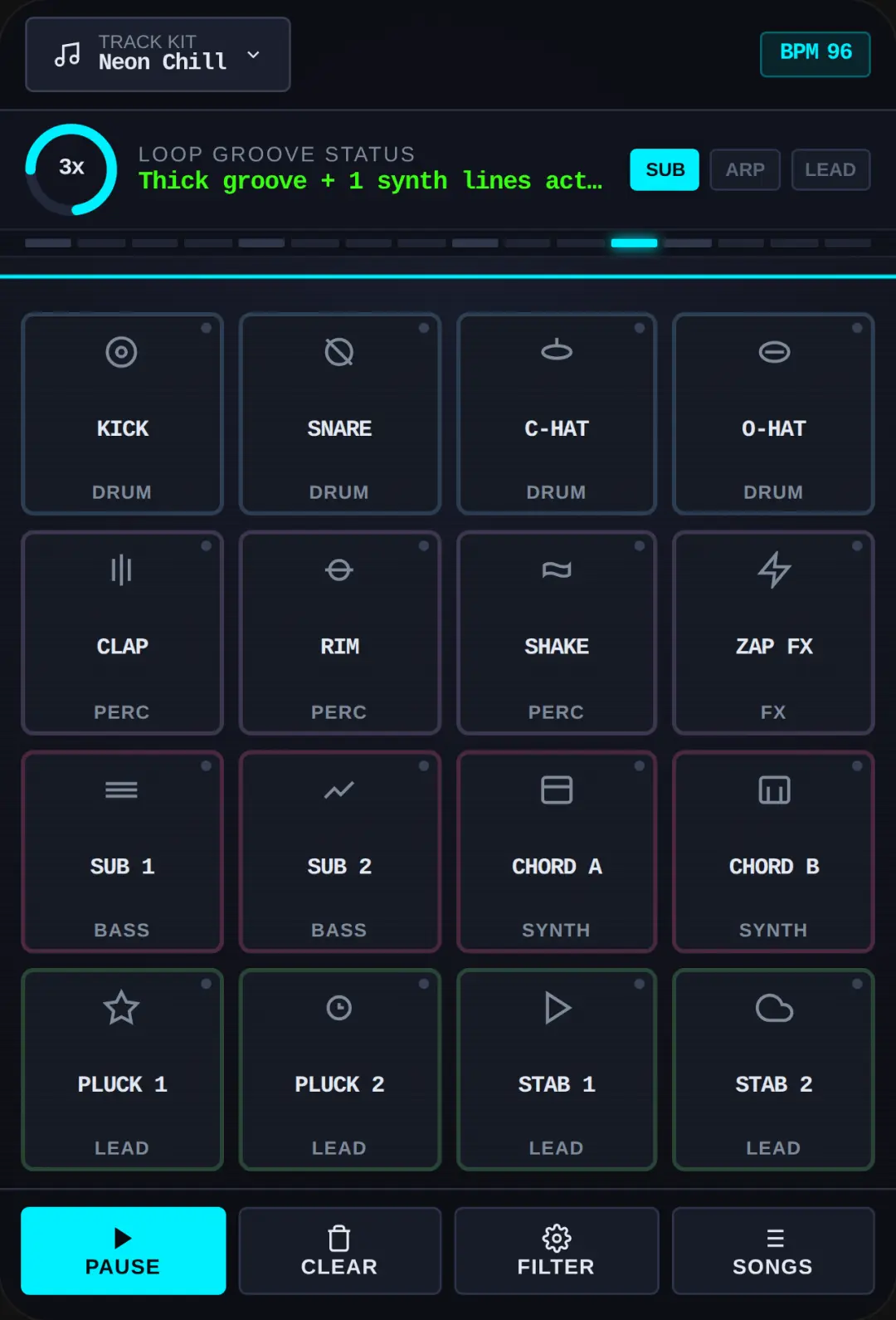 BEAT PAD // CASSETTE GROOVE cover