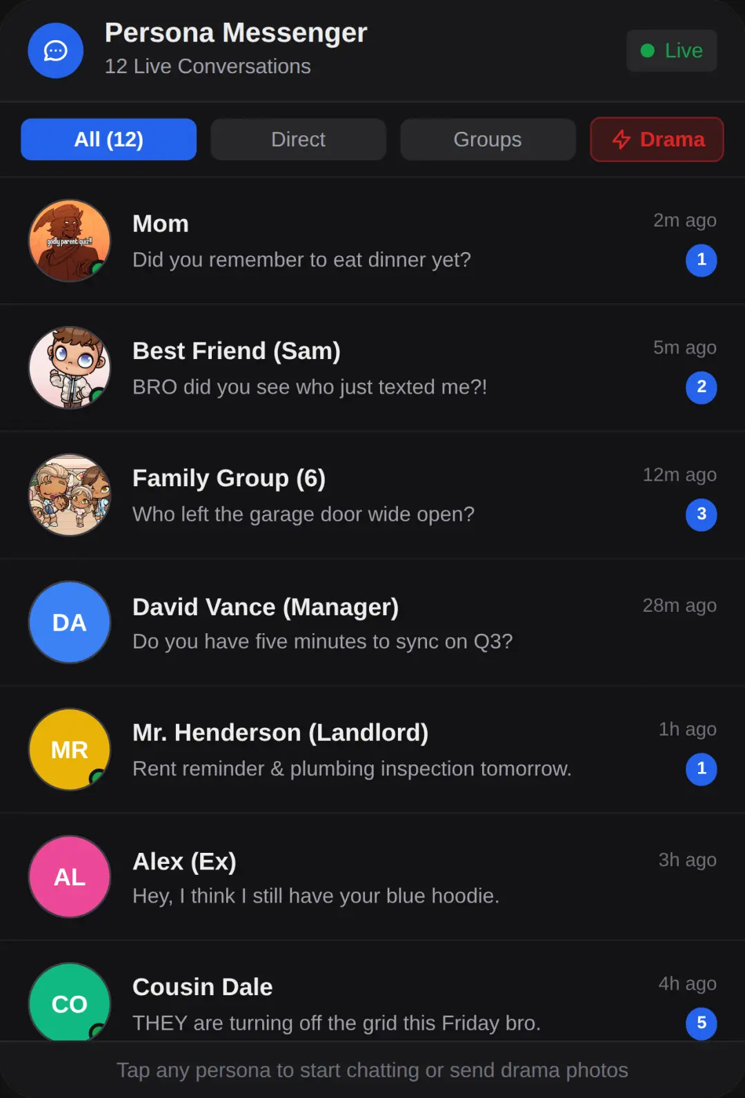Chat Simulator 12 Personas cover