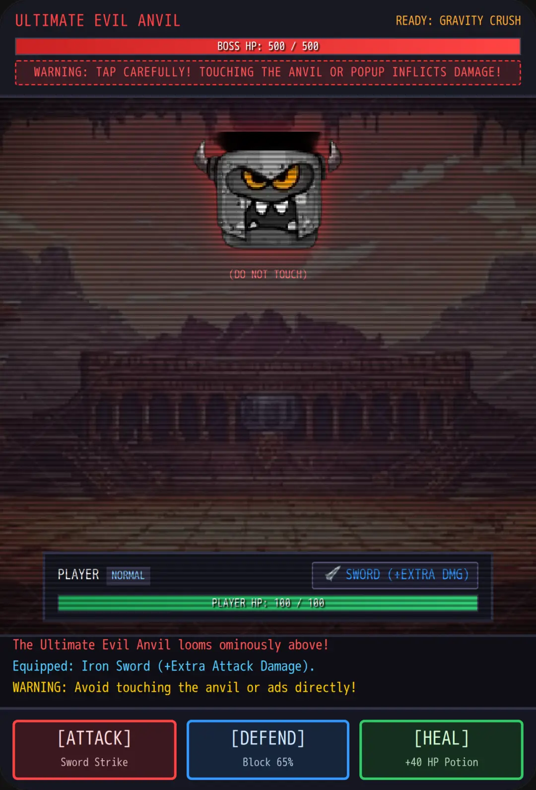Ultimate Evil Anvil - Boss Fight cover