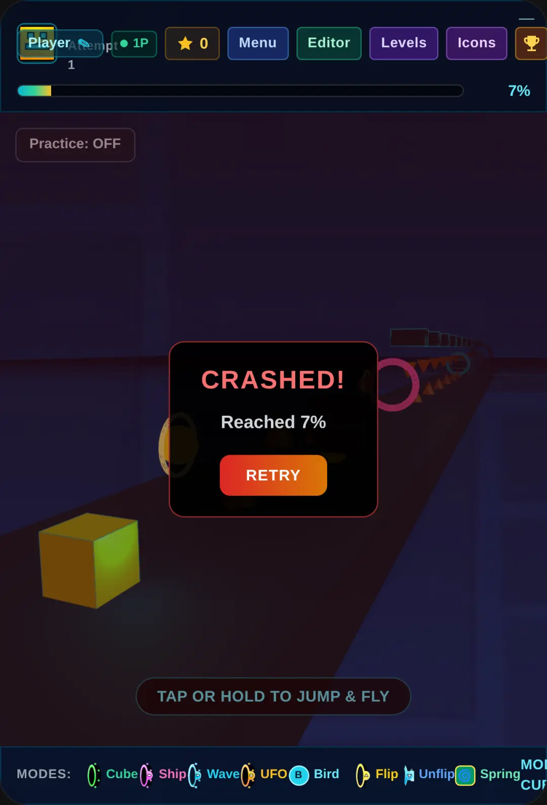 Geometry Dash 3D cover