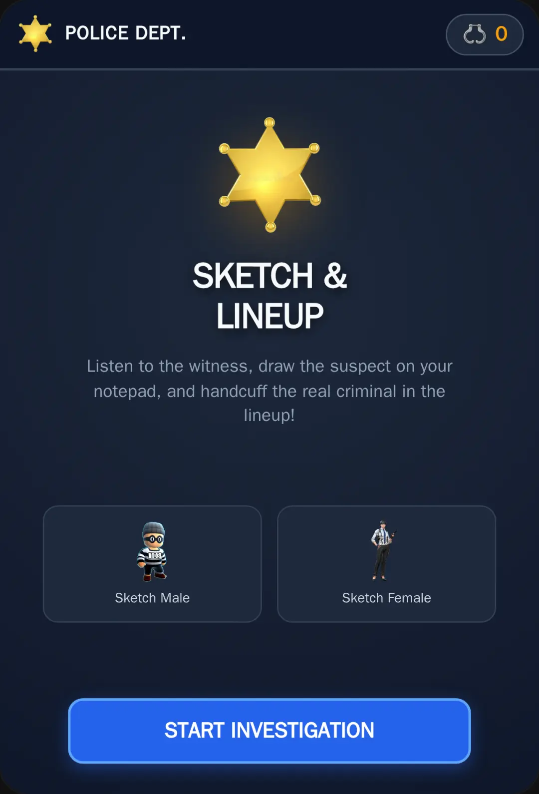 Police Sketch & Suspect Lineup cover