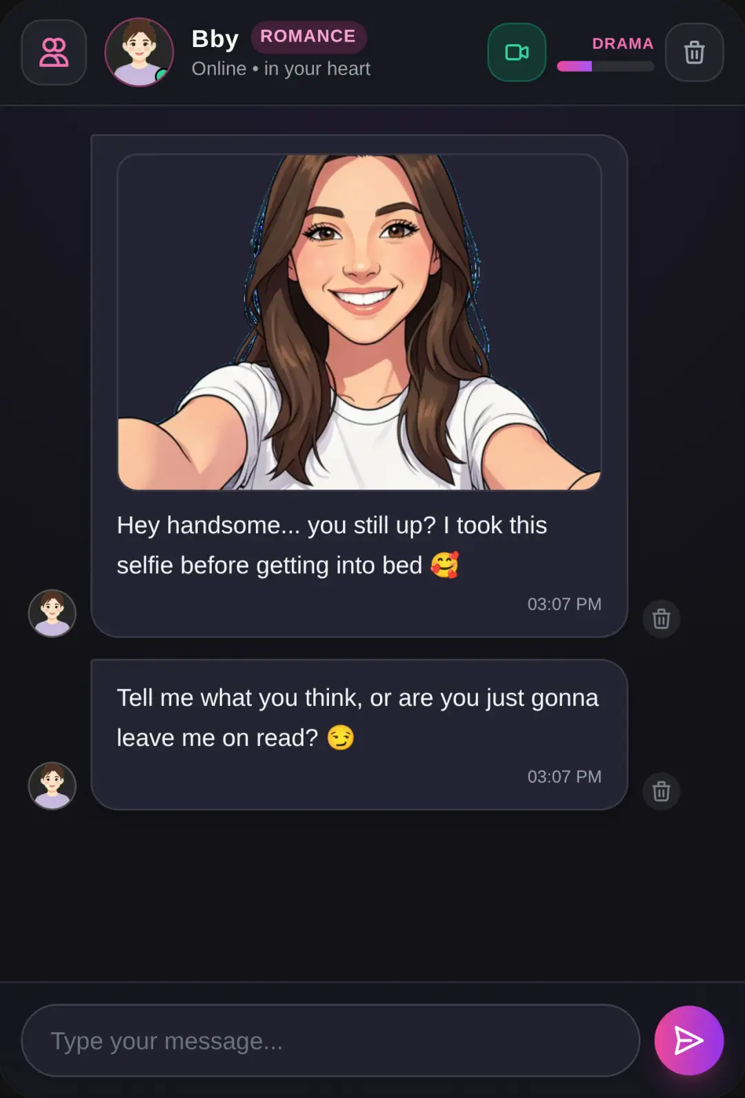 Texting cover