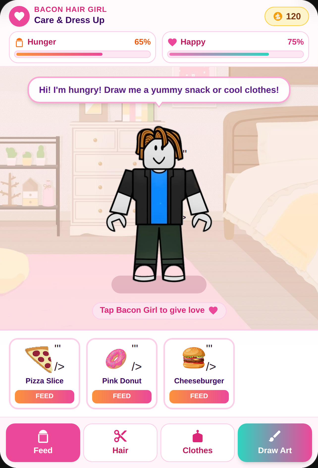 Roblox Bacon Care & Draw cover