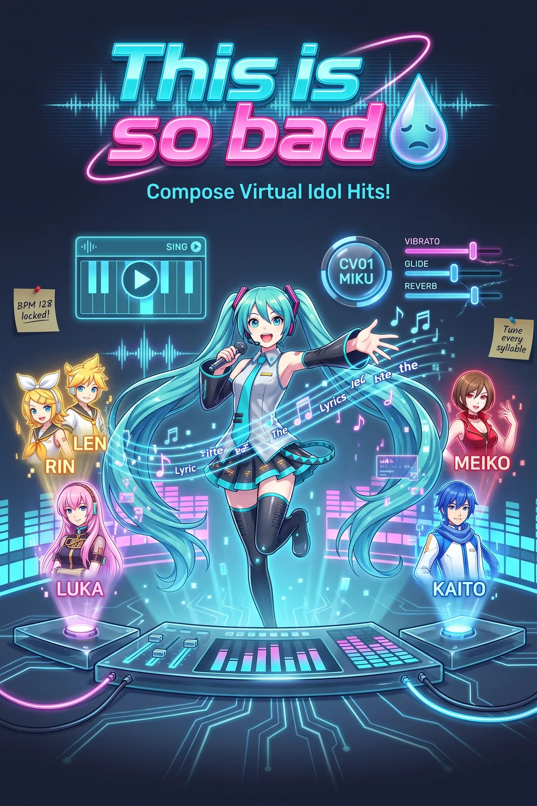 This is so bad 🥲 #vocaloid #trending #fyp #cute