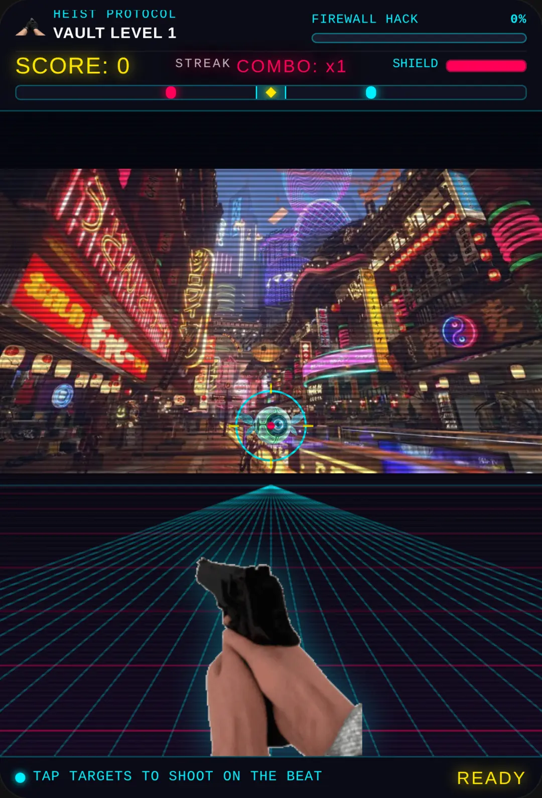CYBERPUNK HEIST - RHYTHM PROTOCOL cover