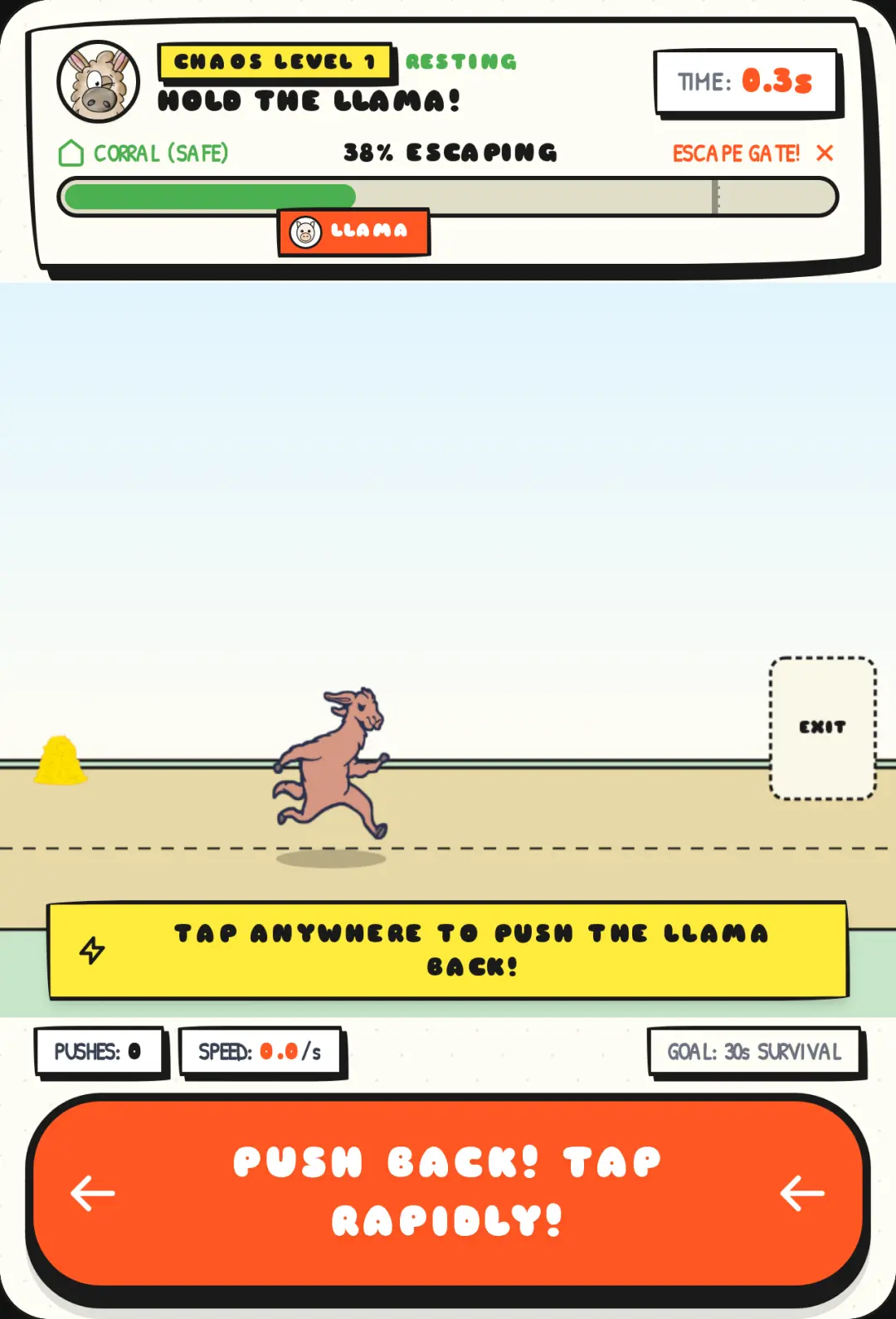 Keep The Llama From Escaping! cover