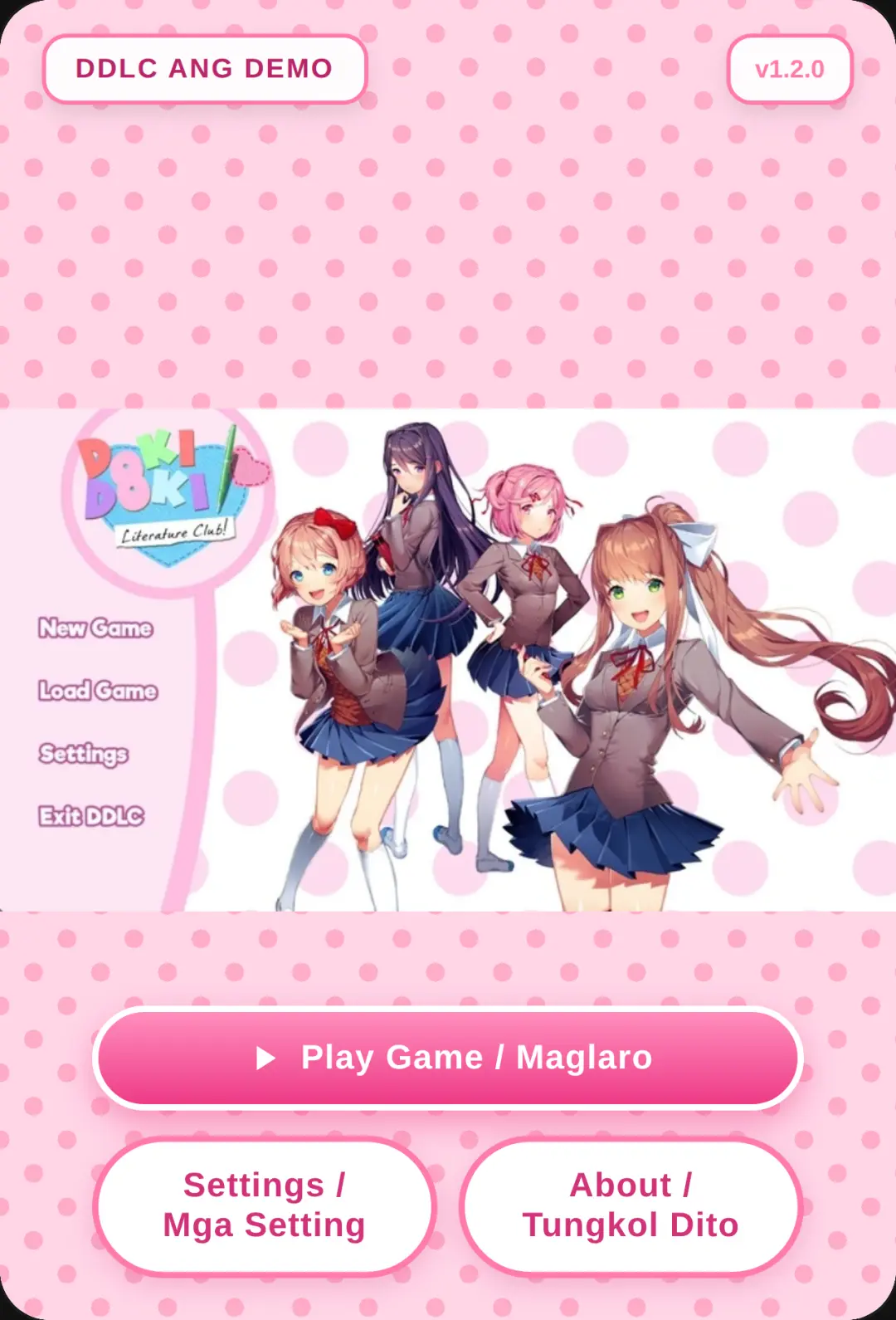 Doki Doki Literature Club! The Demo cover
