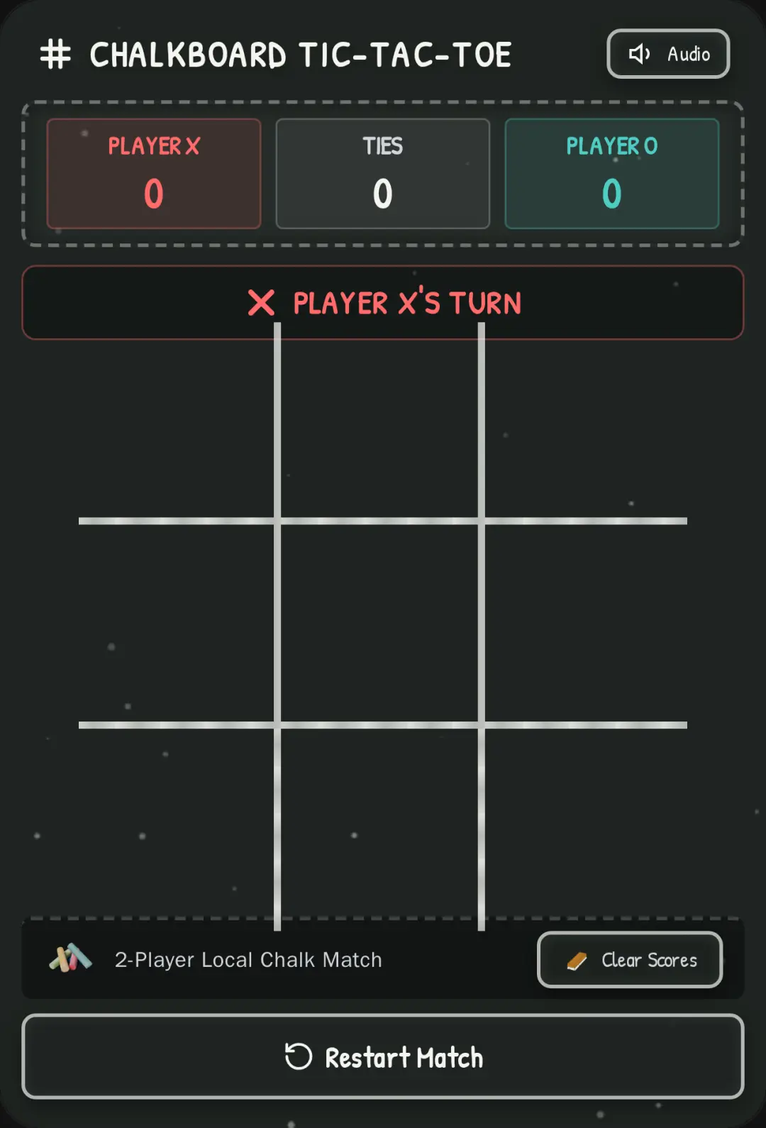 Chalkboard Tic Tac Toe cover