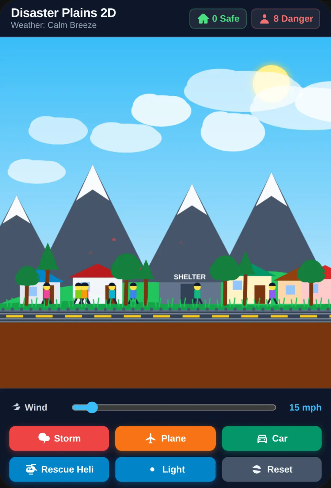 Disaster Plains: 2D Simulator cover